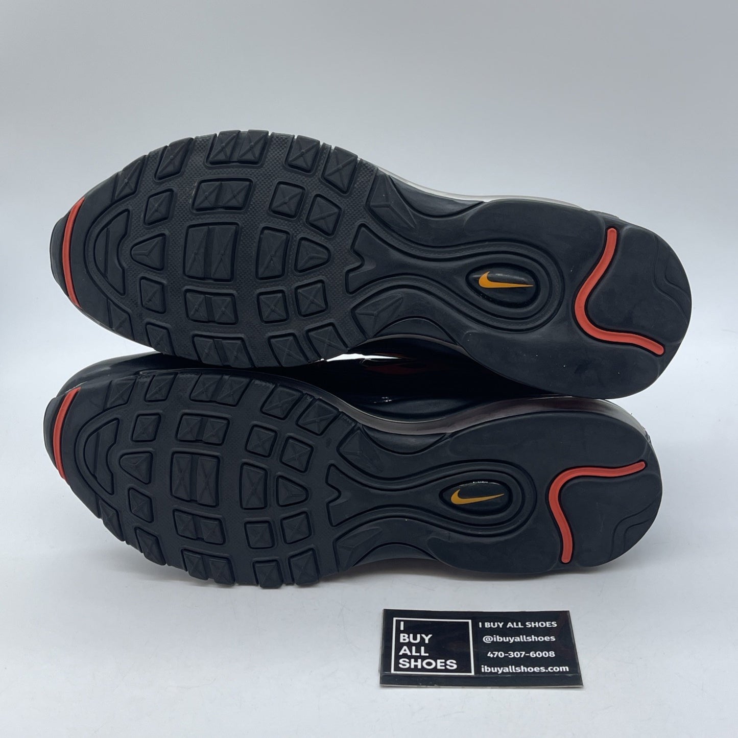 Size 10.5 - Nike Air Max 97 Plus Shock Orange Black Red Orange (AH8144-002)
