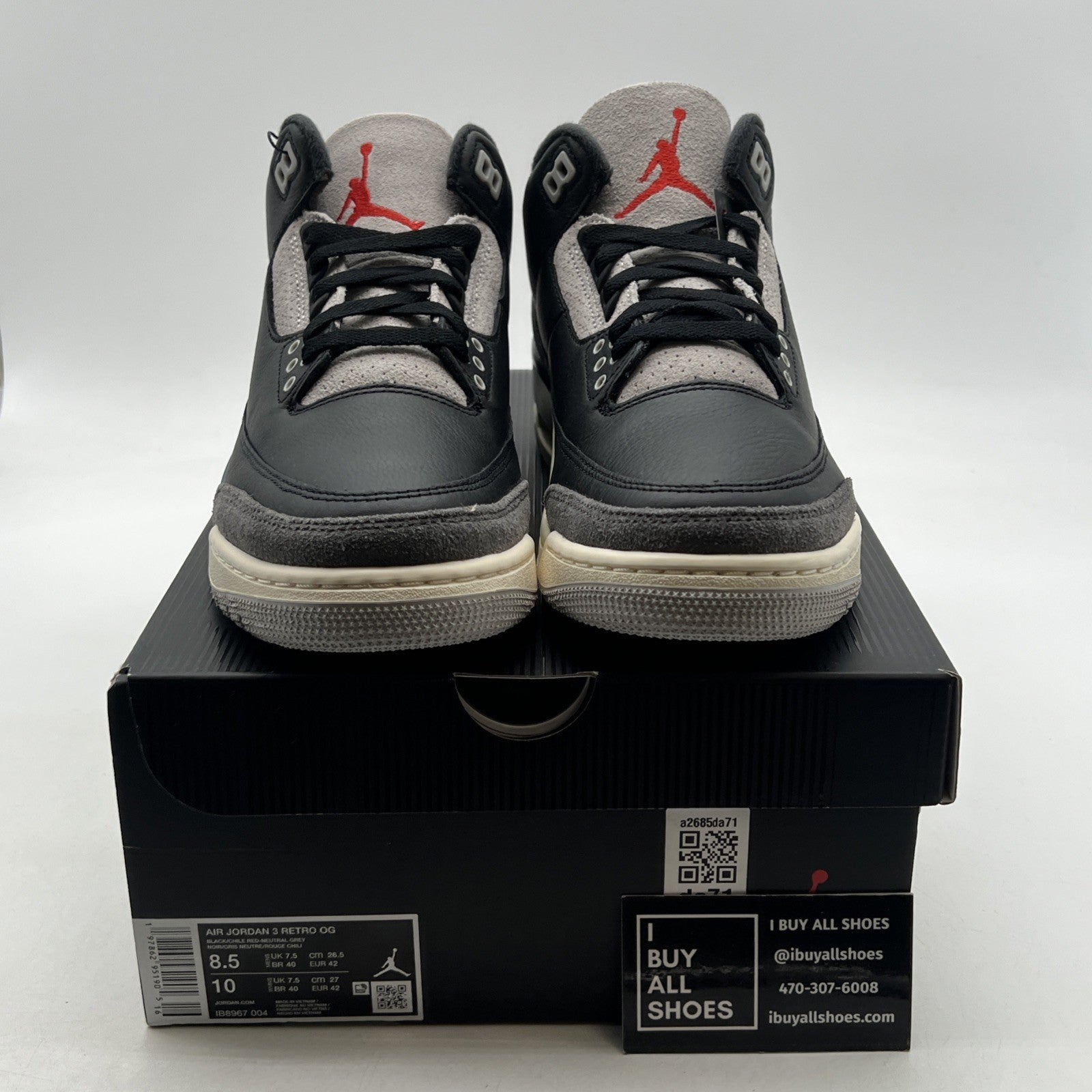 Size 8.5 - Air Jordan 3 Retro OG Rare Air (IB8967-004)
