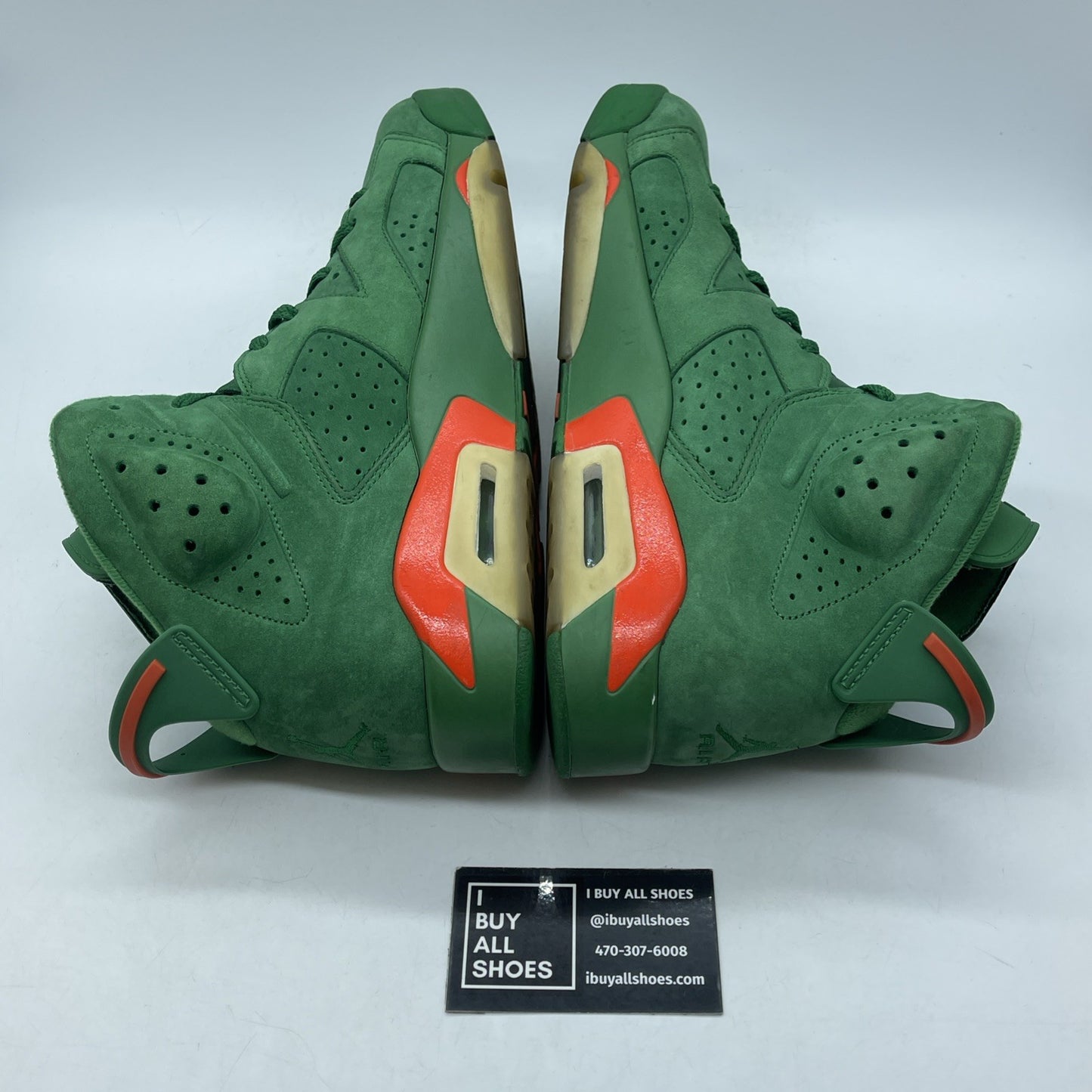 Size 11 - Air Jordan 6 Retro NRG Green Suede Gatorade Suede (AJ5986-335)