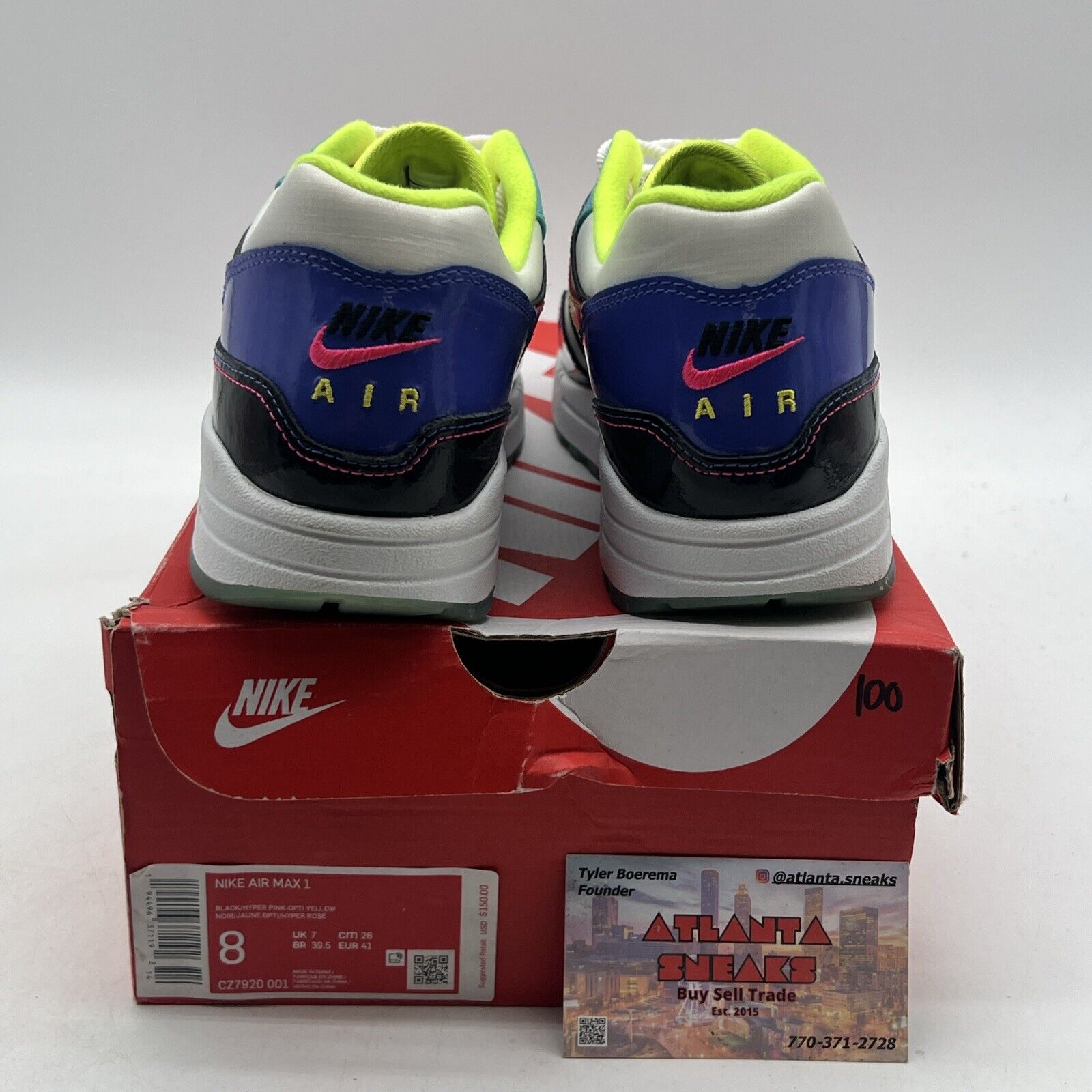 Size 8 - Nike Air Max 1 90s Water Sports (CZ7920-001)