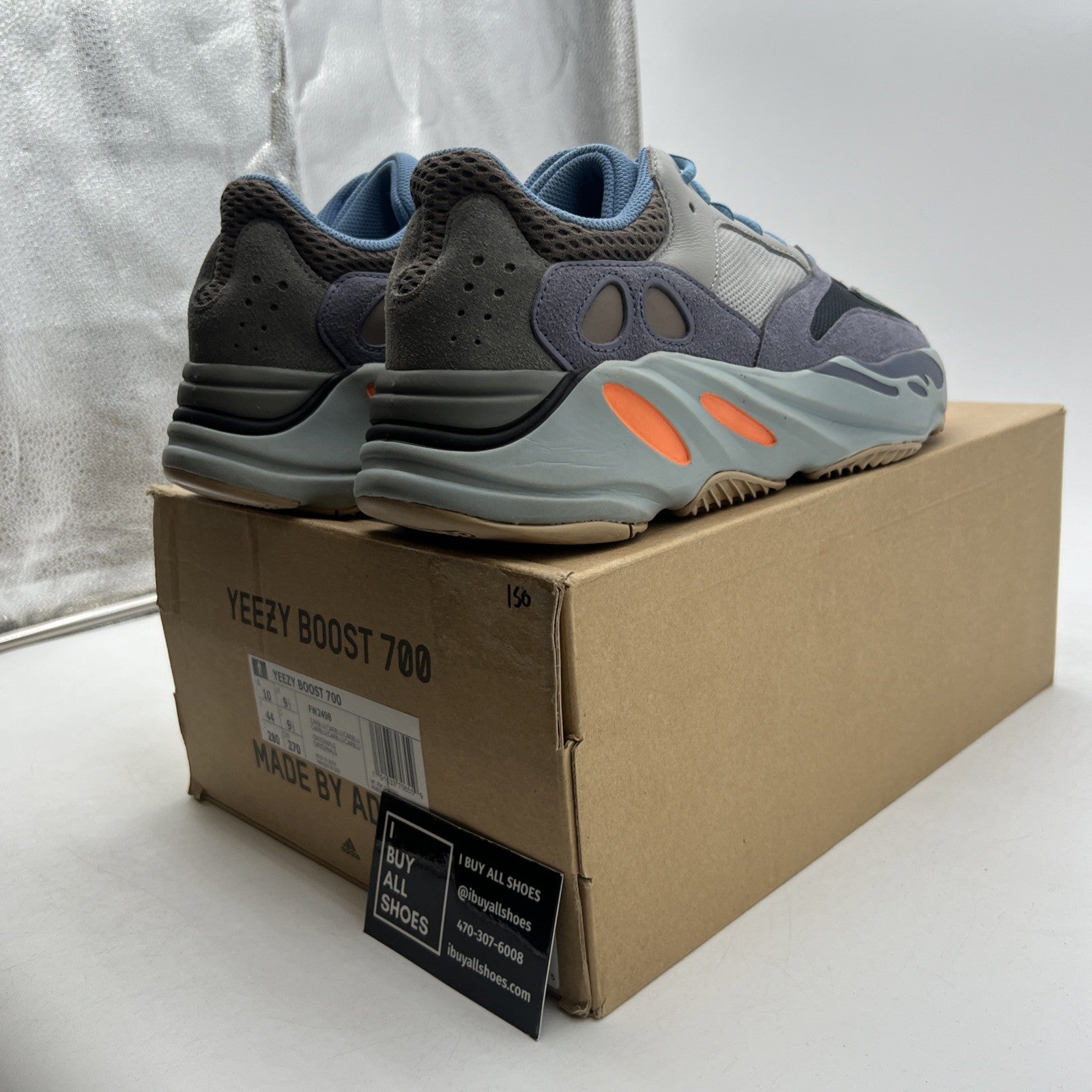 Size 10 - adidas Yeezy Boost 700 Carbon Blue (FW2498)