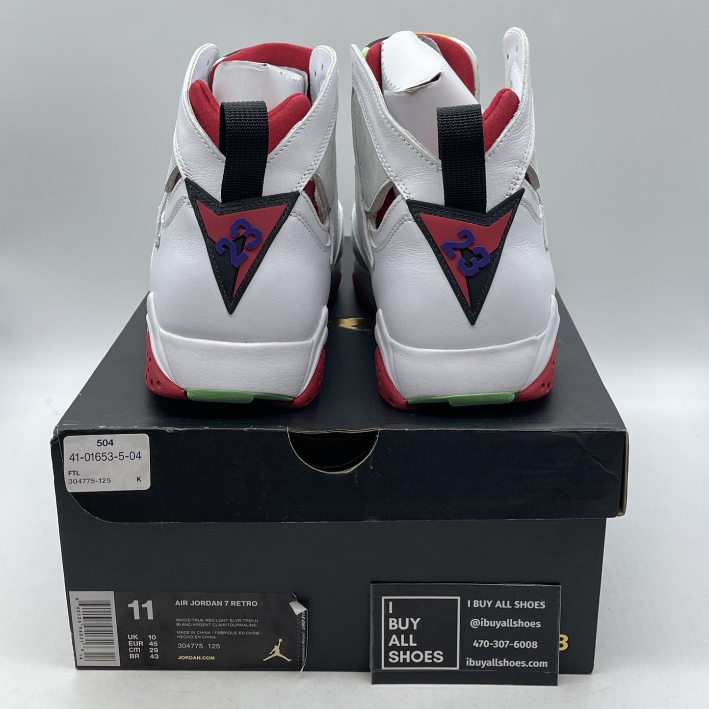 Size 11 - Air Jordan 7 Retro 2015 Hare (304775-125)