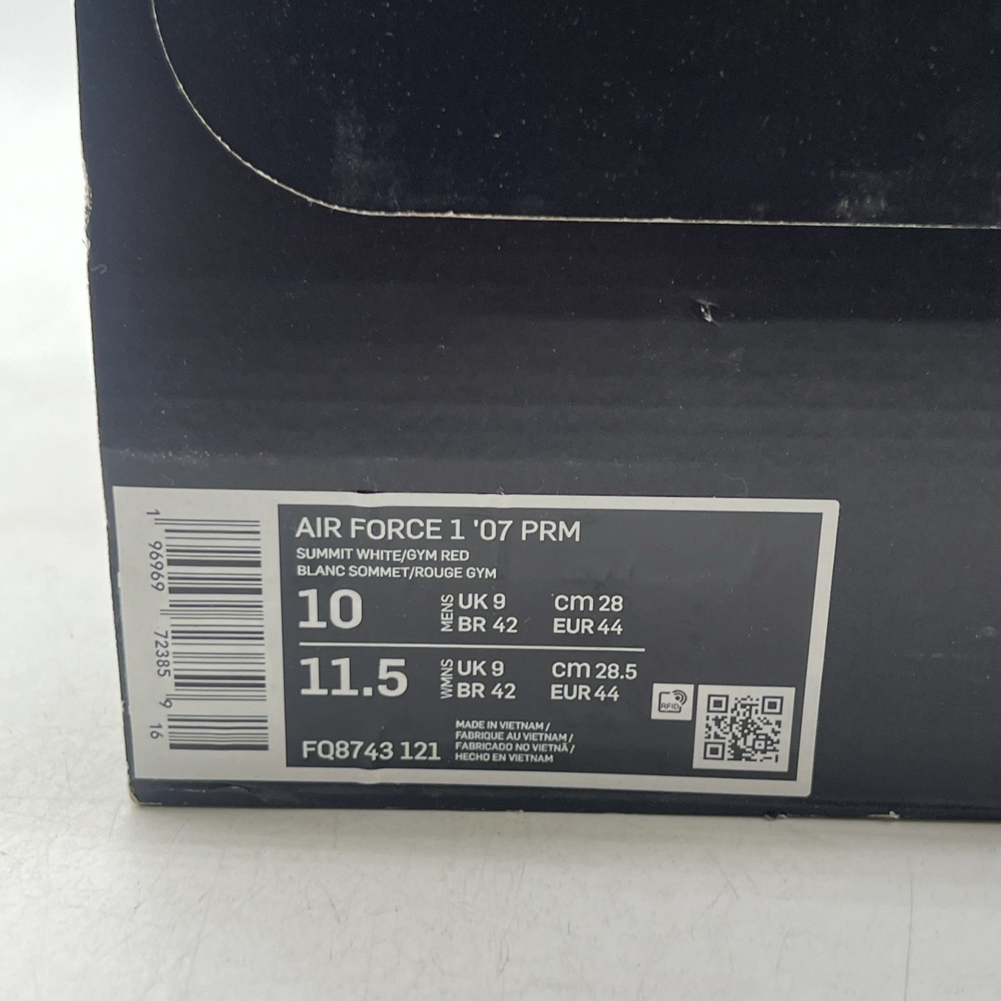 Size 10 - Nike Air Force 1 '07 Premium Chicago Pack (FQ8743-121)