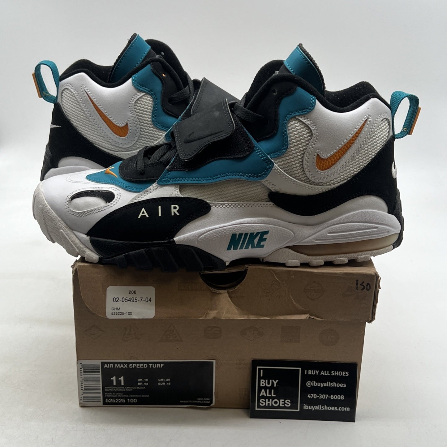 Size 11 - Nike Air Max Speed Turf Dan Marino (525225-100)