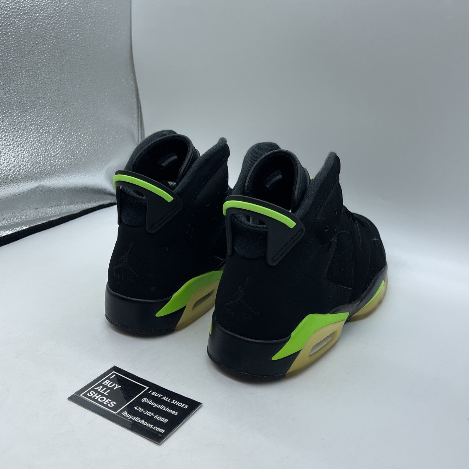 Size 11 - Jordan 6 Retro Electric Green Black Suede (CT8529-003)