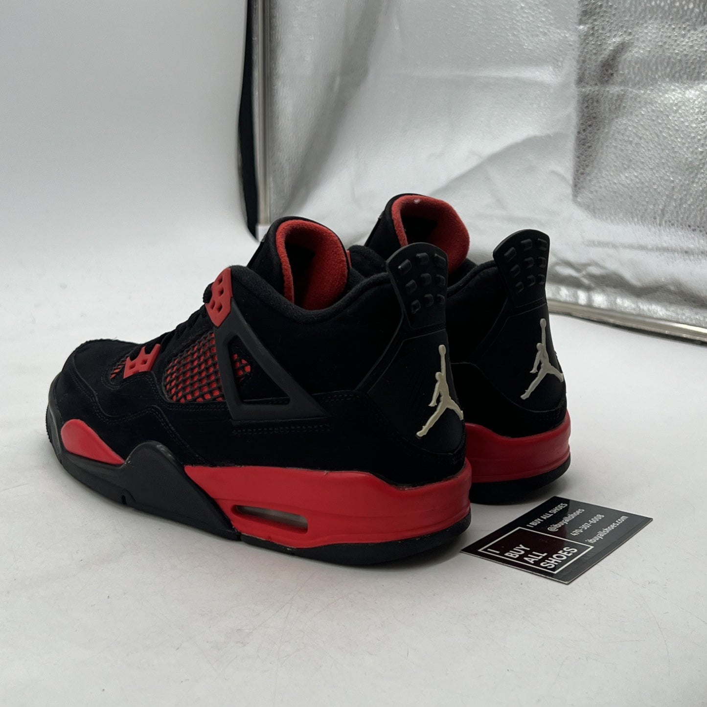 Size 6.5Y - Air Jordan 4 Retro Mid Red Thunder (408452-016)