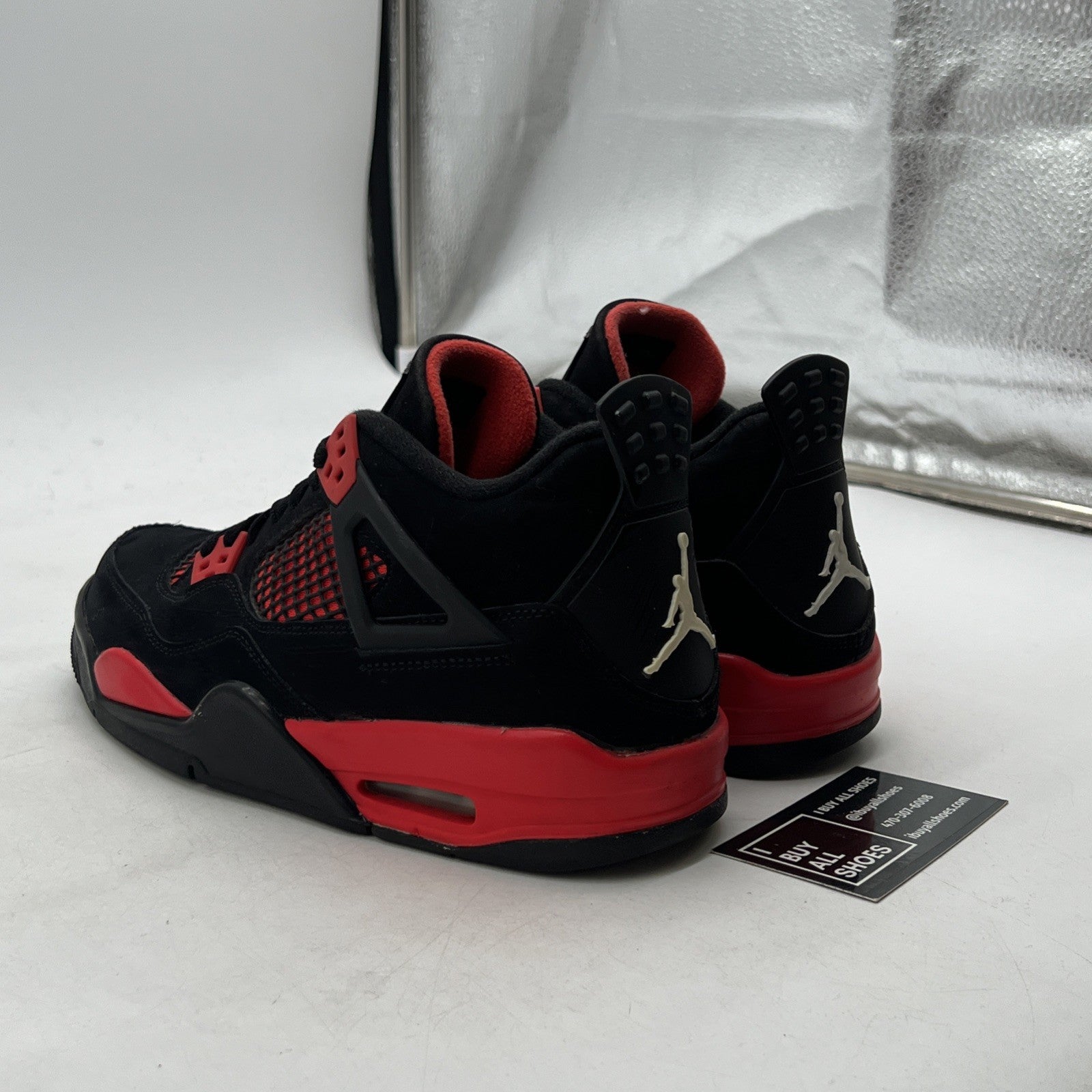 Size 6.5Y - Air Jordan 4 Retro Mid Red Thunder (408452-016)