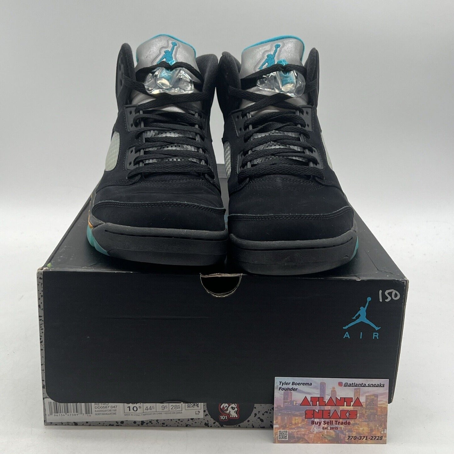 Size 10.5 - Jordan 5 Retro Mid Aqua (DD0587-047)