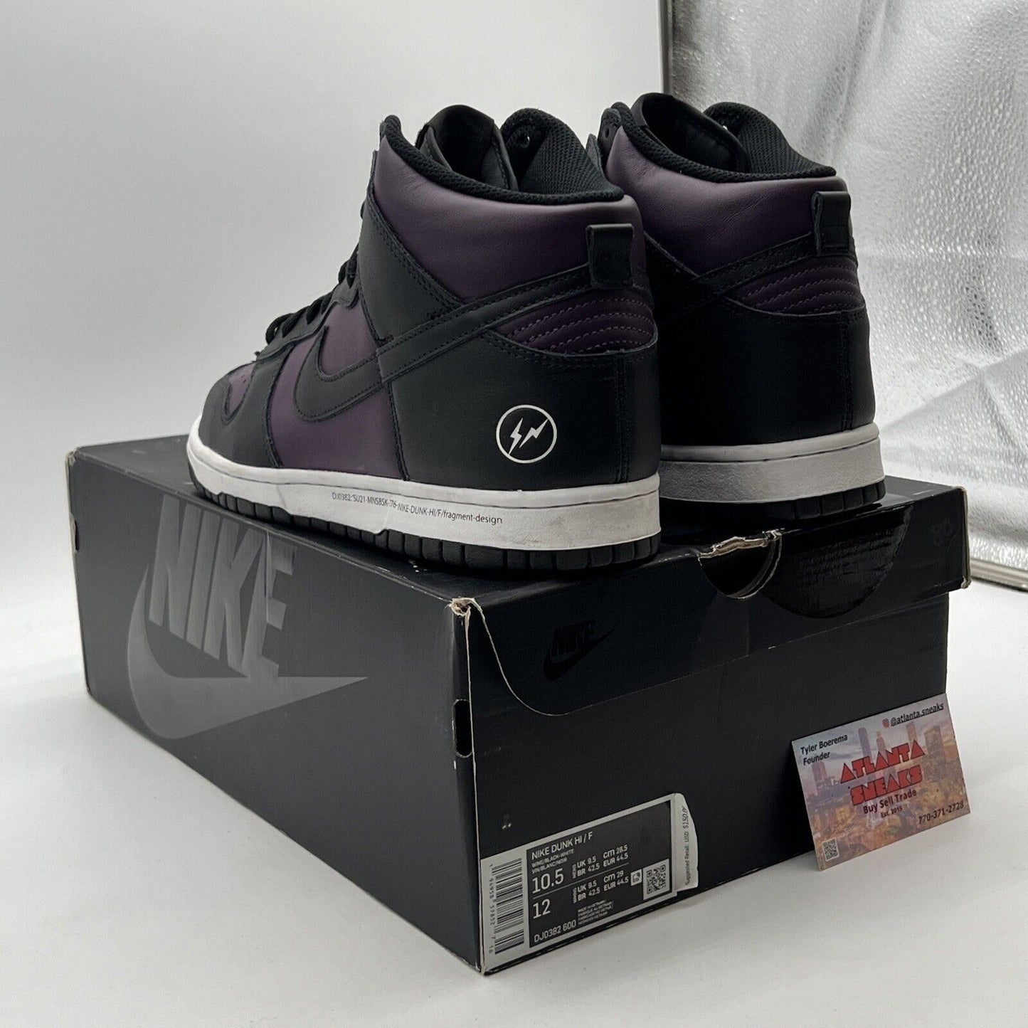 Size 10.5 - Nike Fragment Design x Dunk High Beijing (DJ0382-600)