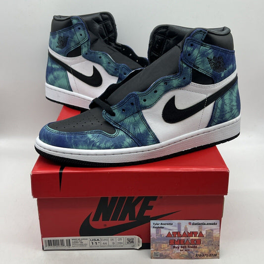 Nike Air Jordan 1 One Tie Dye Wmns Size 11.5 Retro High OG CD0461100 Brand New