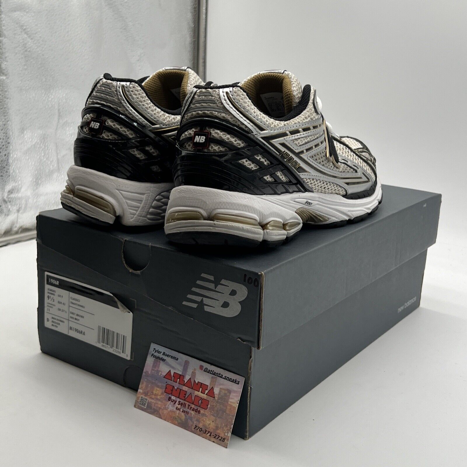 Size 9.5 - New Balance 1906R Metallic Silver Metallic Gold (M1906RA)