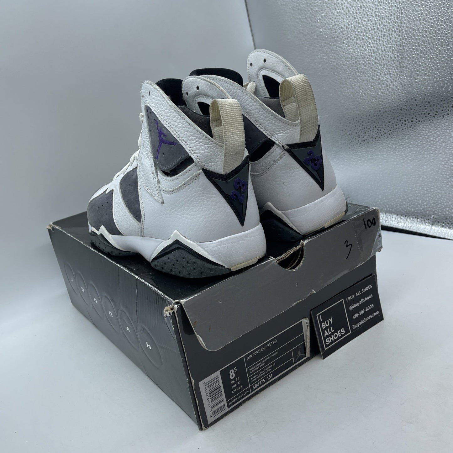 Size 8.5 - Air Jordan 7 Retro Flint (304775-151)