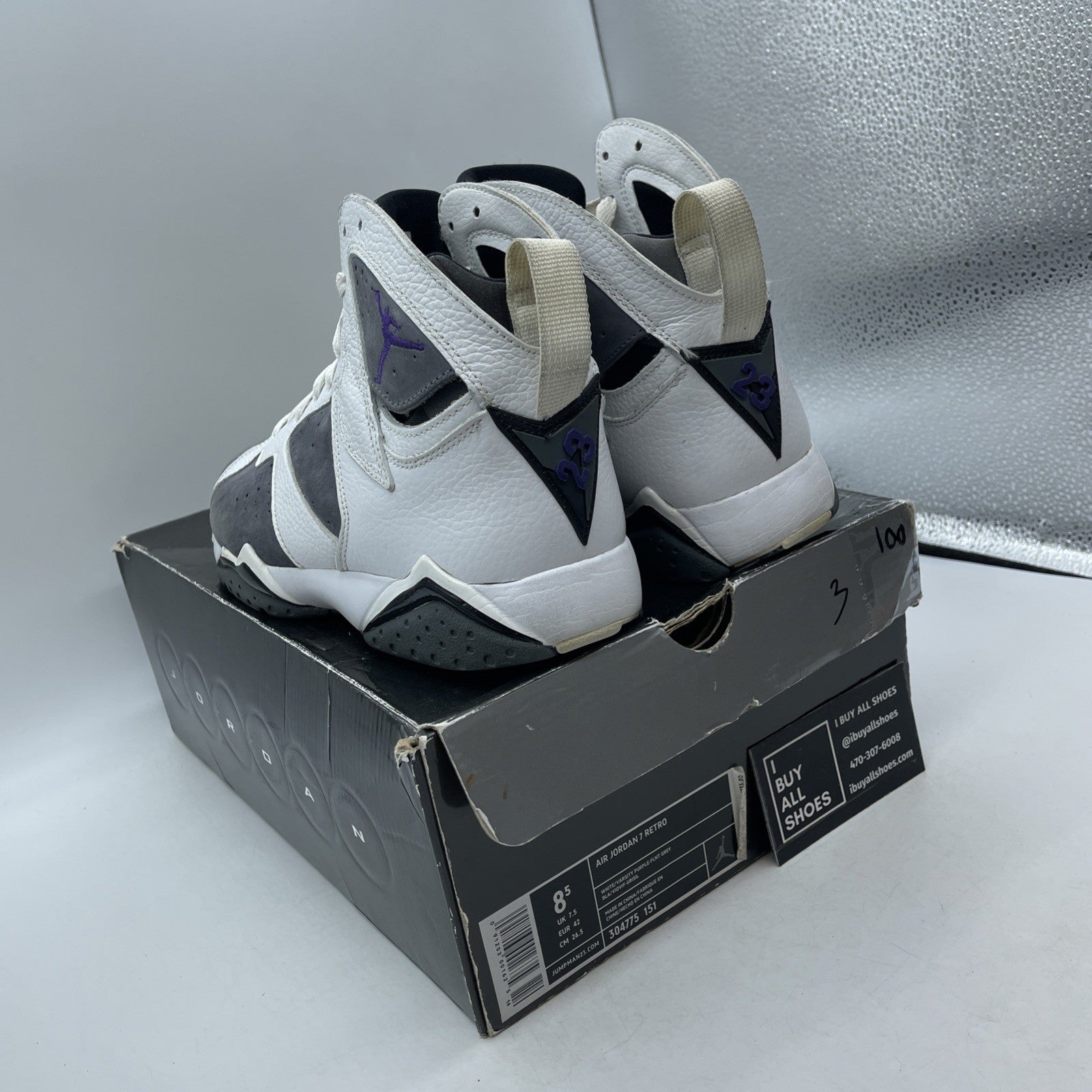 Size 8.5 - Air Jordan 7 Retro Flint (304775-151)