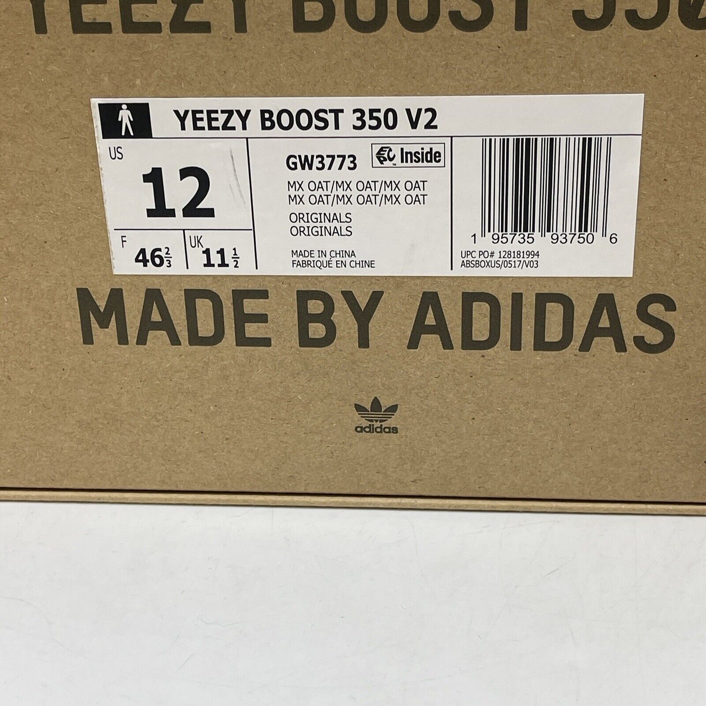 Size 12 - adidas Yeezy Boost 350 V2 Low MX Oat Orange Blue Suede (GW3773)