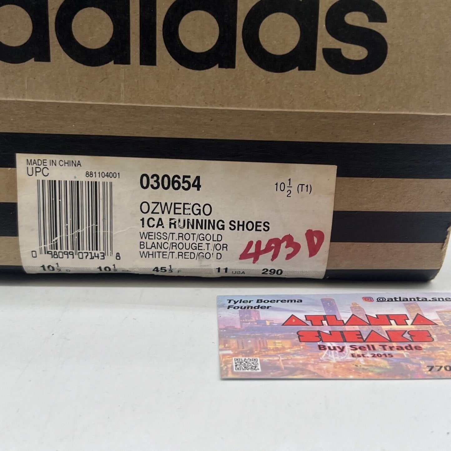 Size 11 - Vintage Adidas Ozweego Blue Millenium R 2005 (030654)