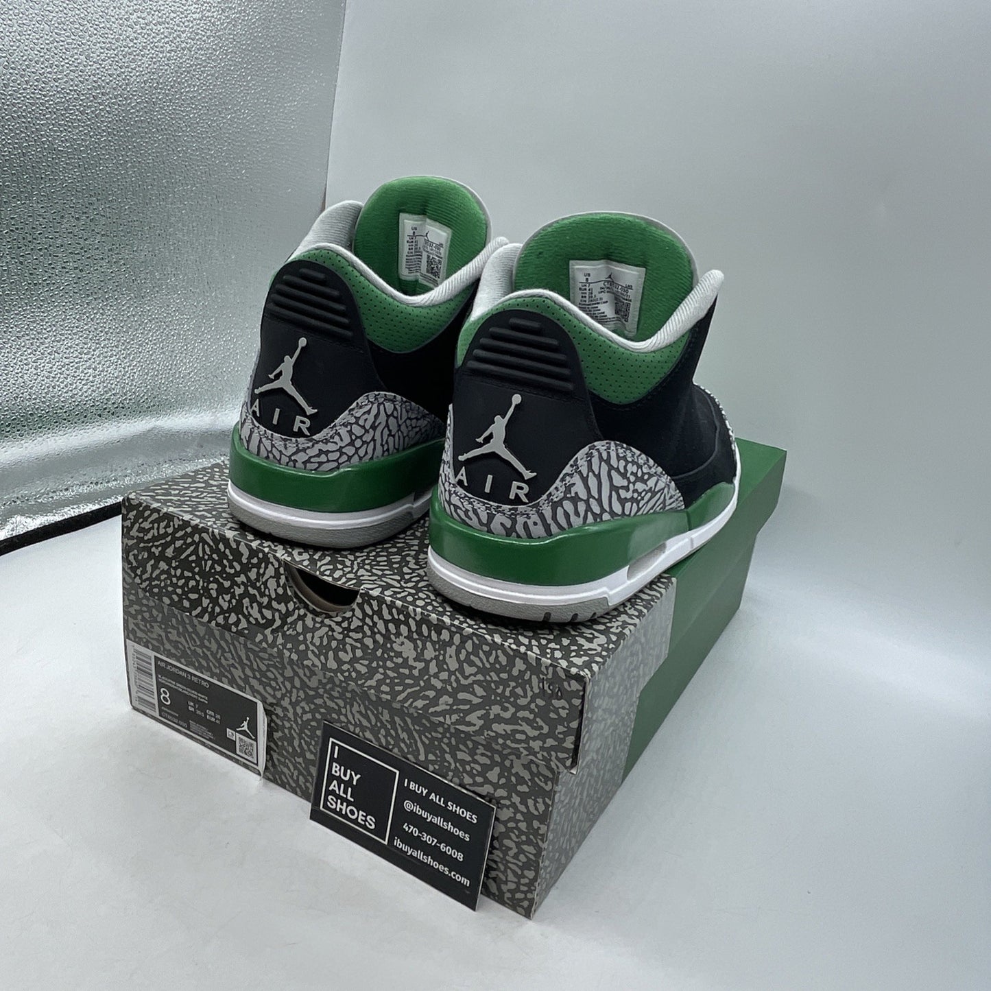 Size 8 - Air Jordan 3 Retro Mid Pine Green (CT8532-030)