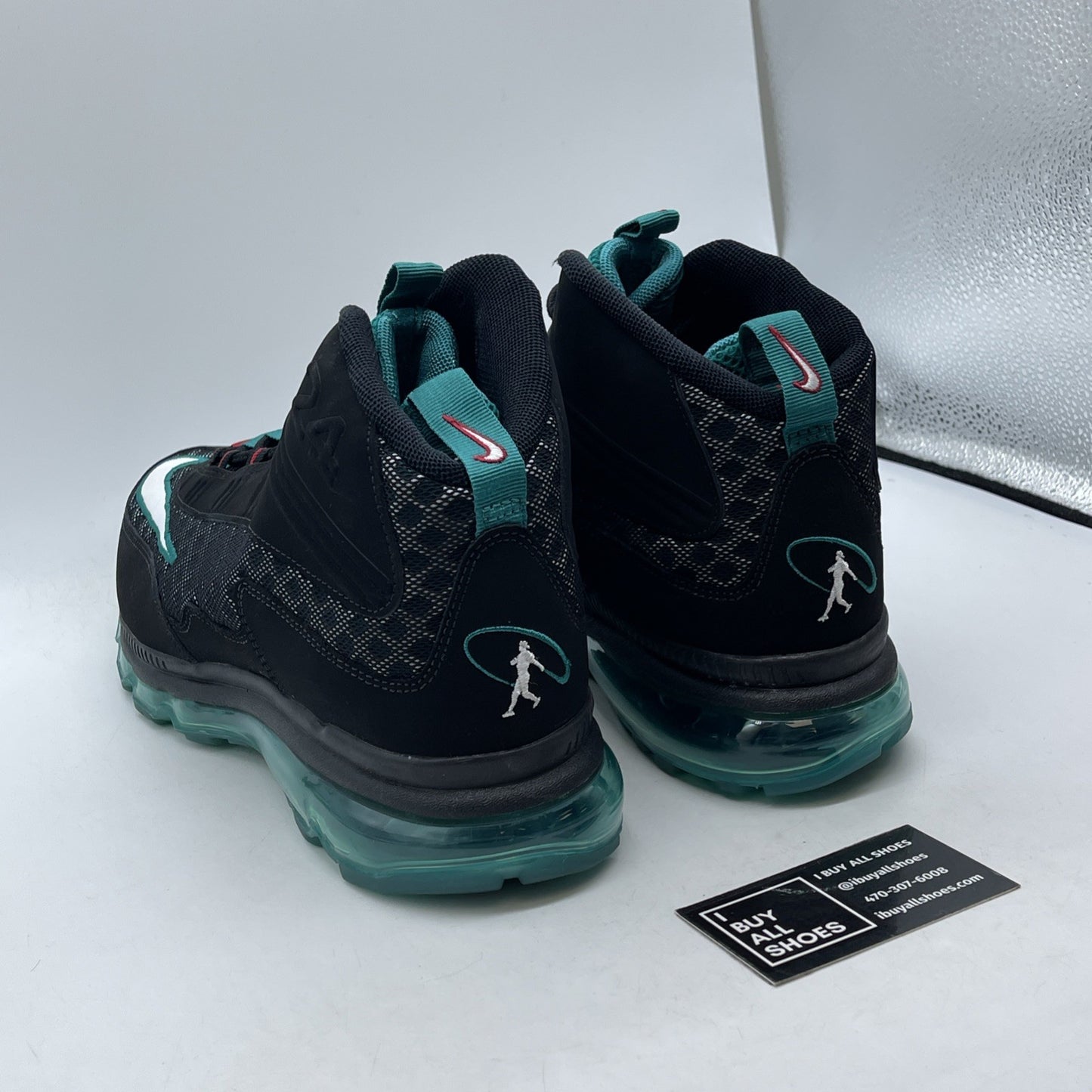 Size 13 - Nike Air Max Griffey Jr Freshwater Black White Leather (442478-005)