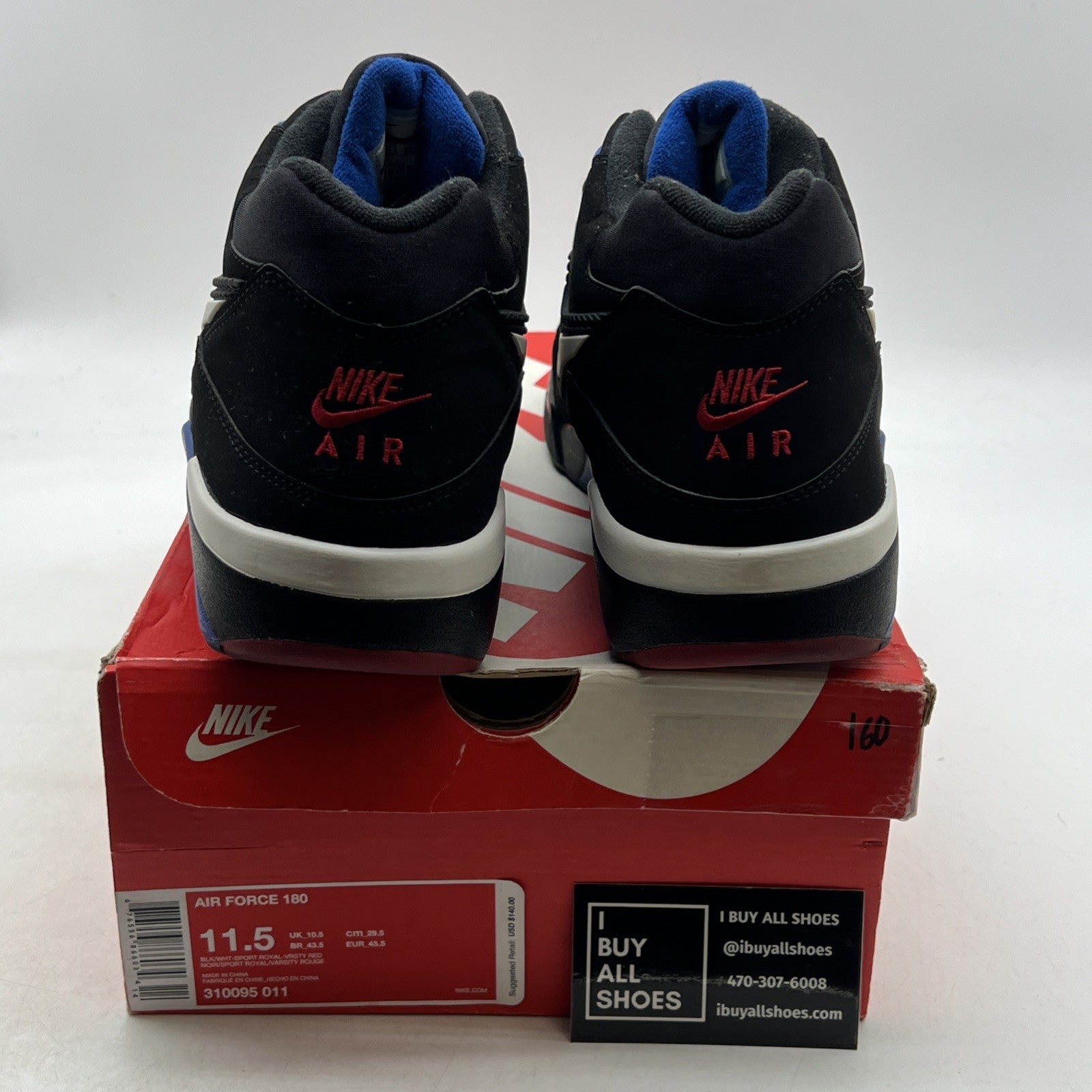 Size 11.5 - Nike Air Force 180 2016 Barkley (310095-011)
