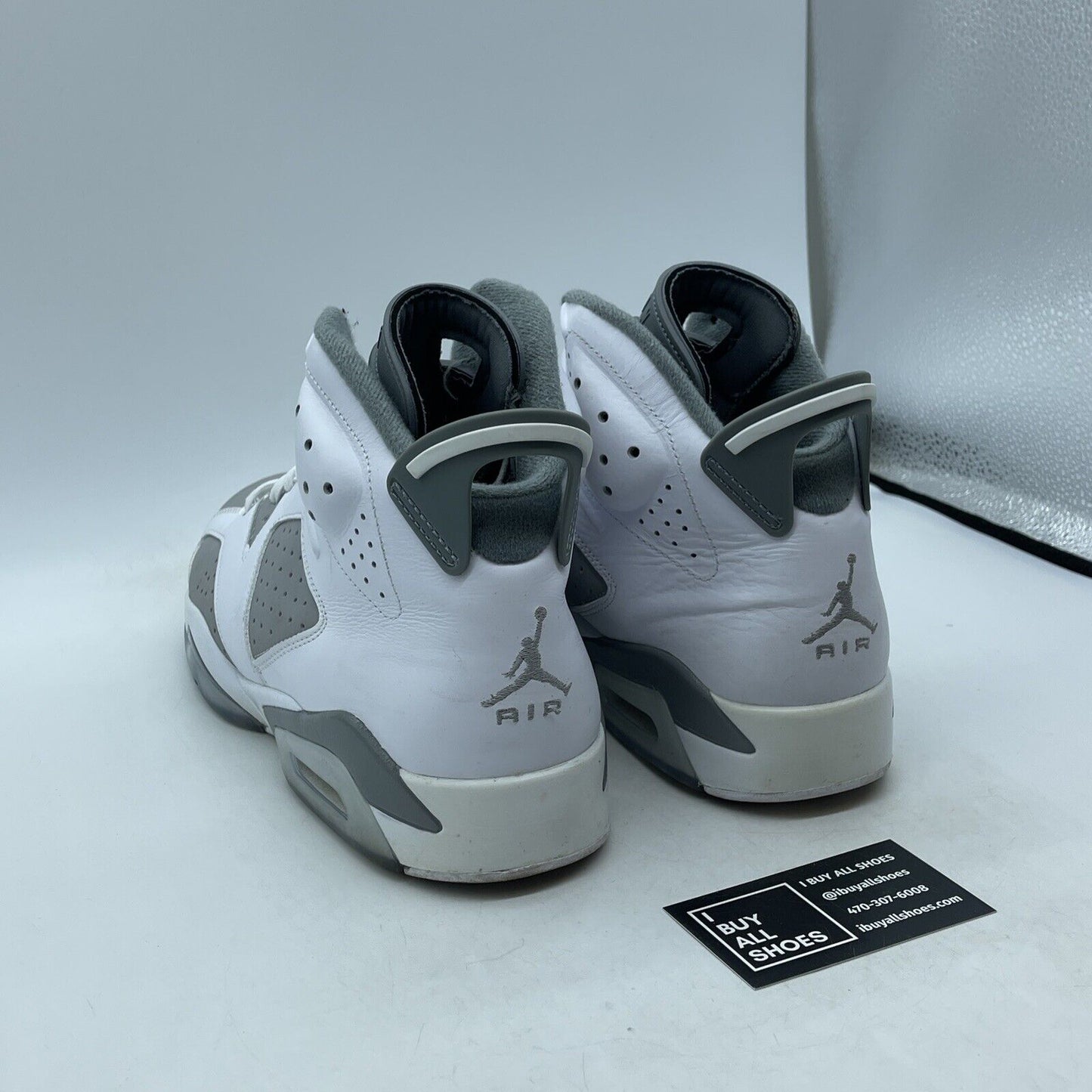 Size 12 - Jordan 6 Retro Low Cool Grey Suede White Leather (CT8529-100)