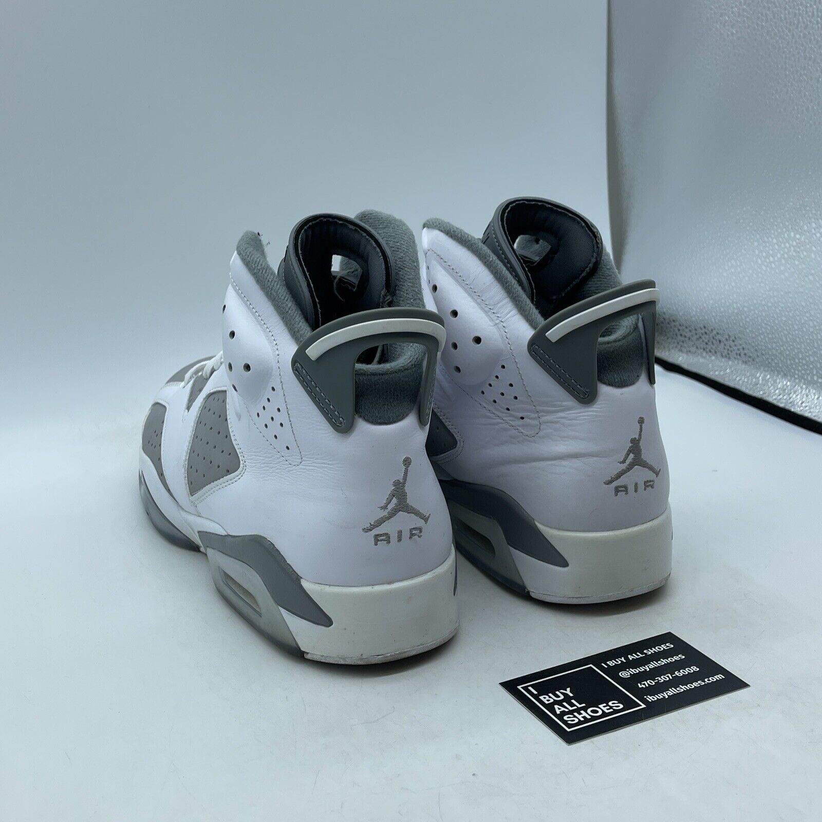 Size 12 - Jordan 6 Retro Low Cool Grey Suede White Leather (CT8529-100)