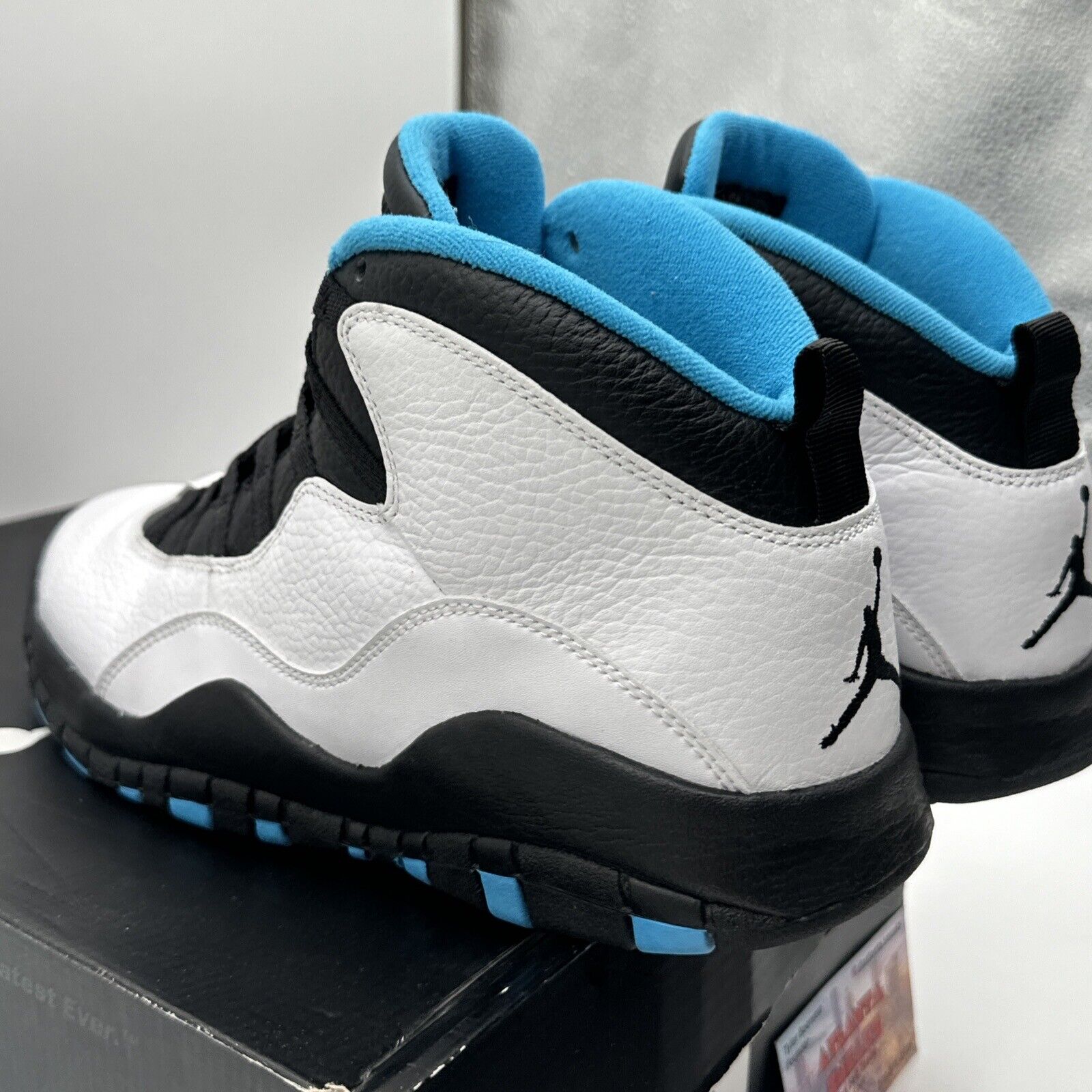 Size 9.5 - Jordan 10 Retro Powder Blue 2014 White Leather Premium Retro Classics