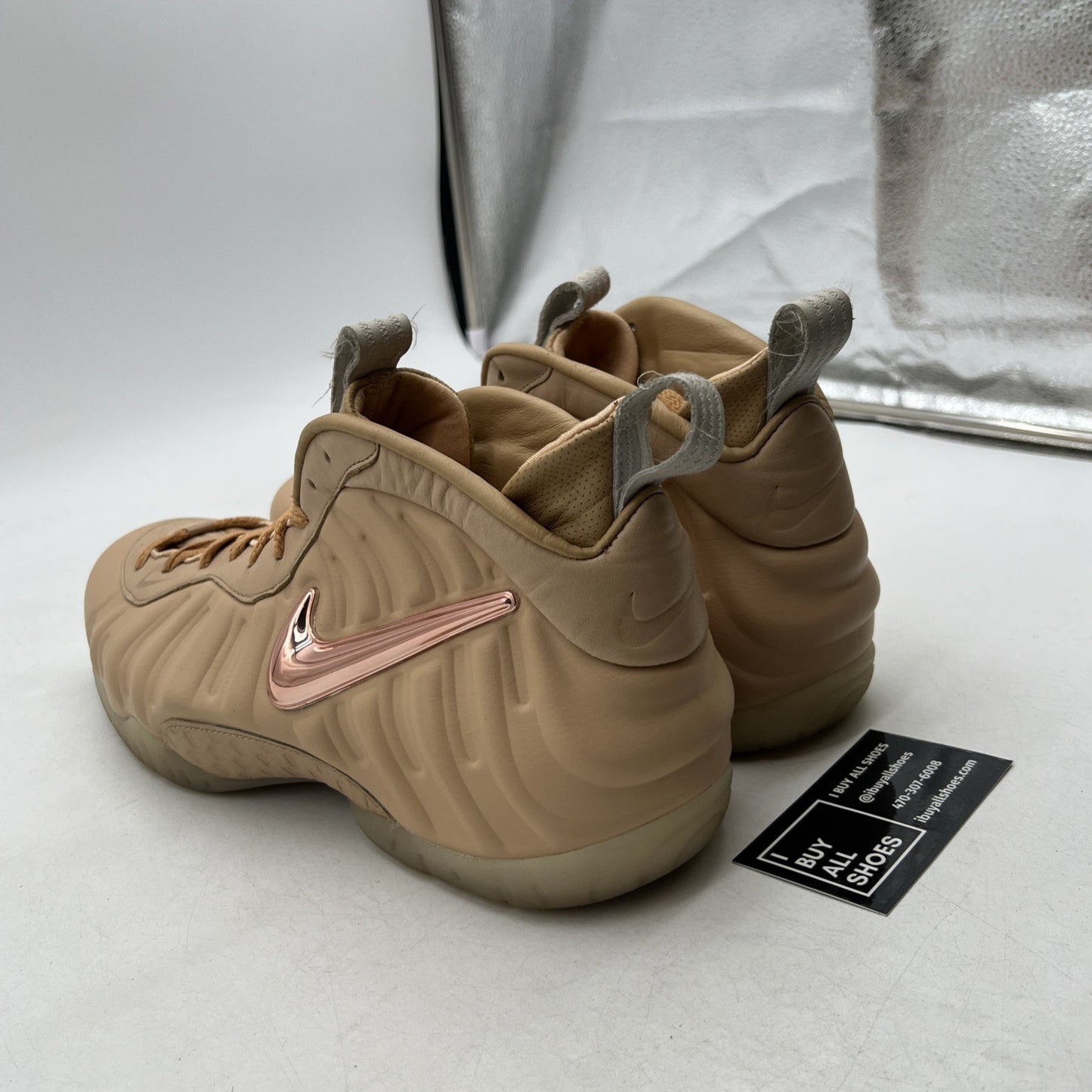 Size 12 - Nike Air Foamposite Pro Premium Vachetta Tan (920377-200)