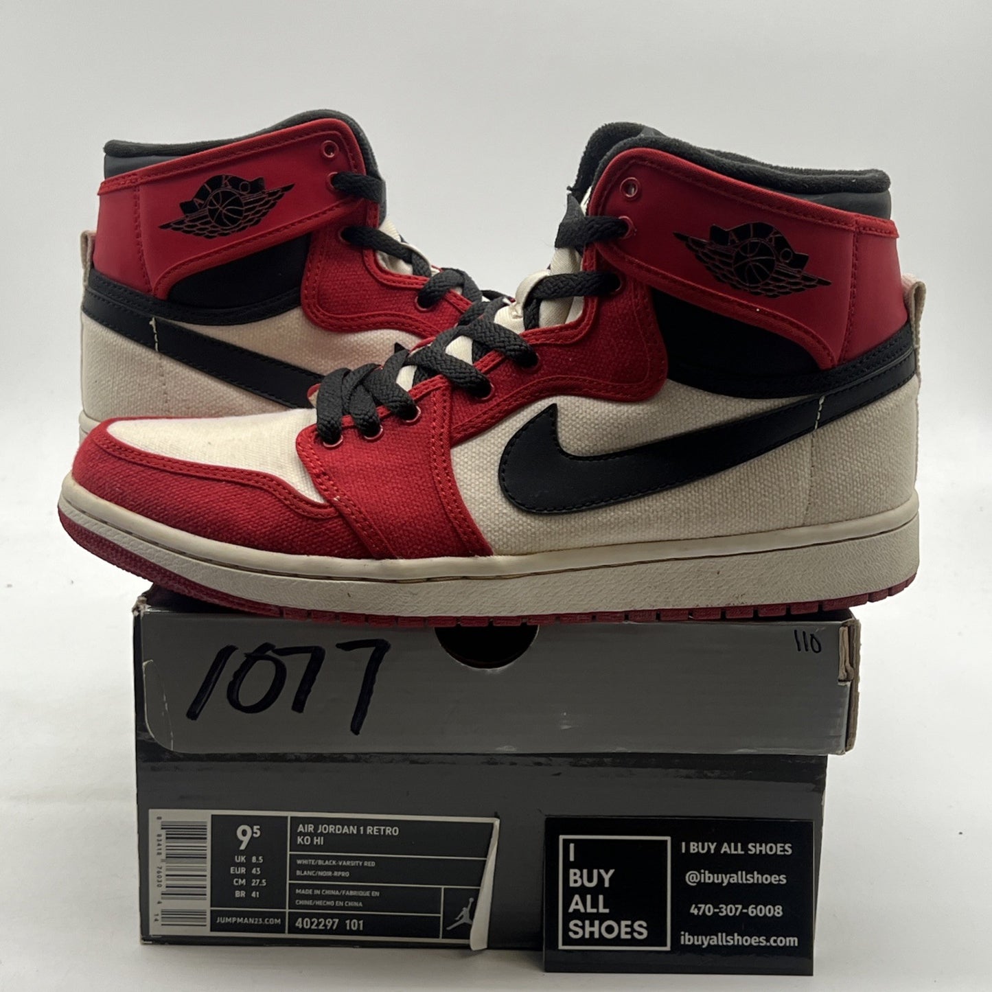 Size 9.5 - Jordan AJKO Retro 2010 High Chicago (402297-101)