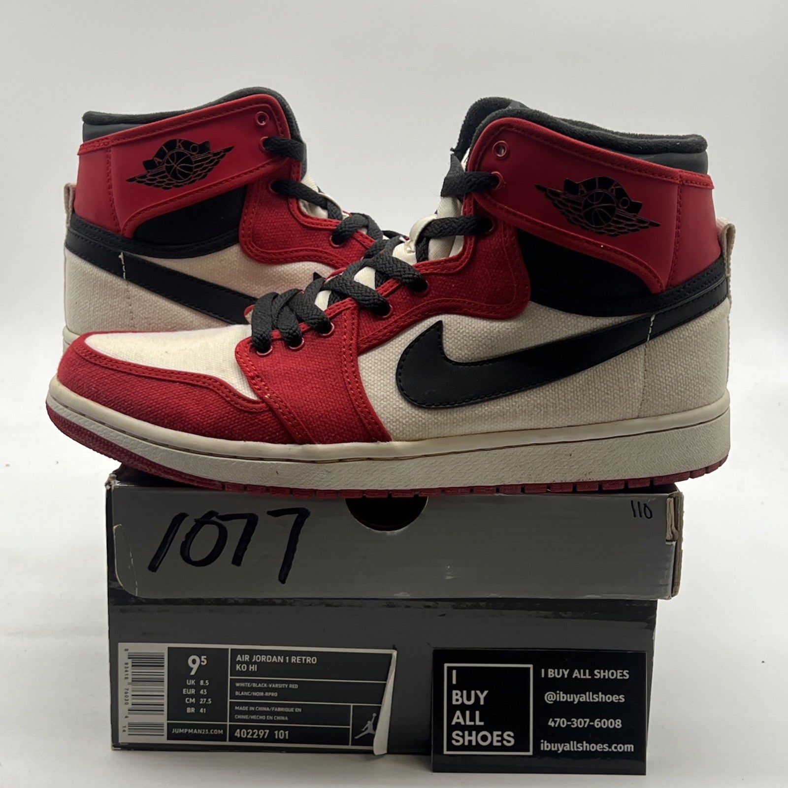 Size 9.5 - Jordan AJKO Retro 2010 High Chicago (402297-101)