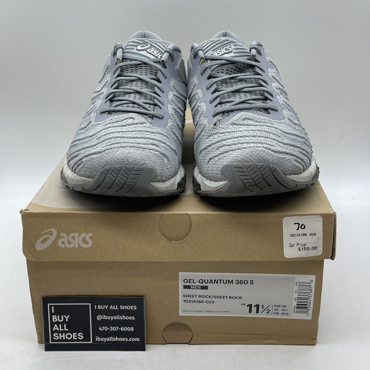 Size 11.5 - Asics Gel Quantum 360 5 Sheet Rock (18051462253)