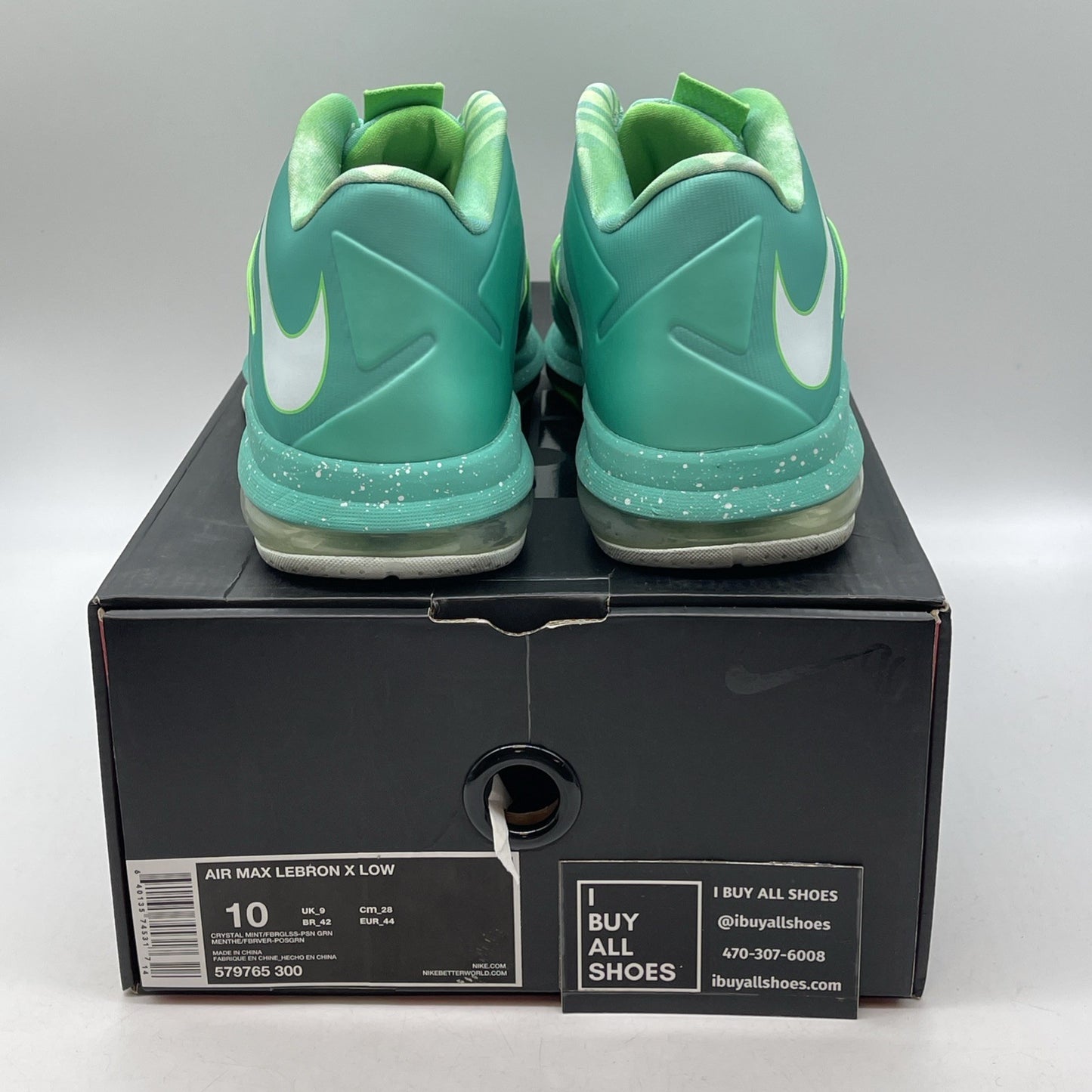 Size 10 - Nike Air Max LeBron 10 Low Easter (579765-300)