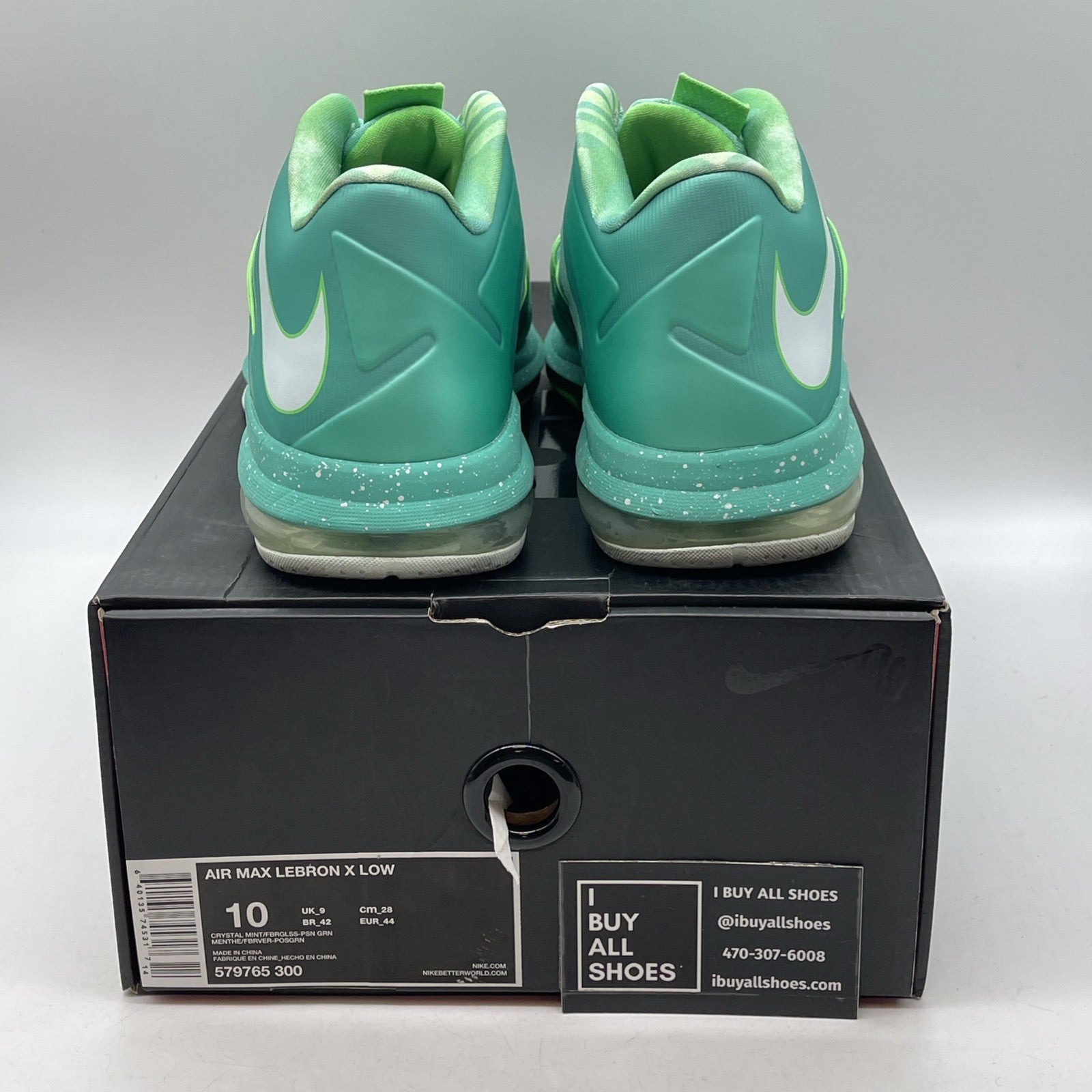 Size 10 - Nike Air Max LeBron 10 Low Easter (579765-300)