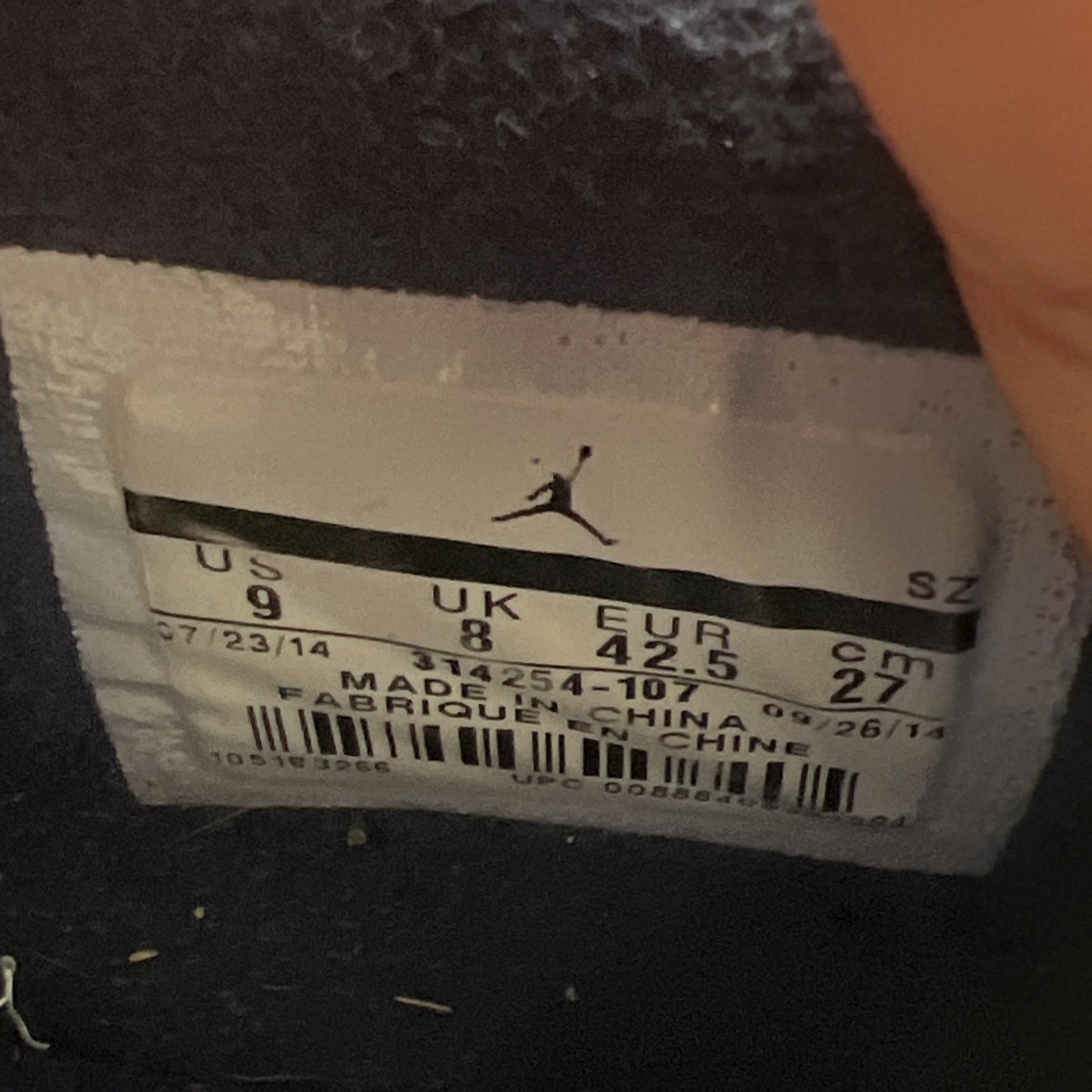 Size 9 - Air Jordan 4 Retro LS Columbia (314254-107)