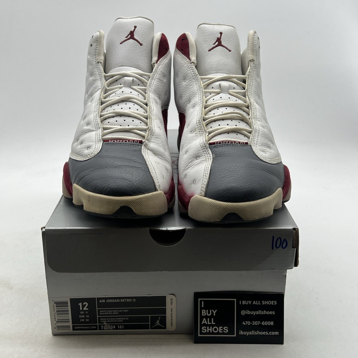Size 12 - Air Jordan 13 Retro 2005 Grey Toe (310004-161)