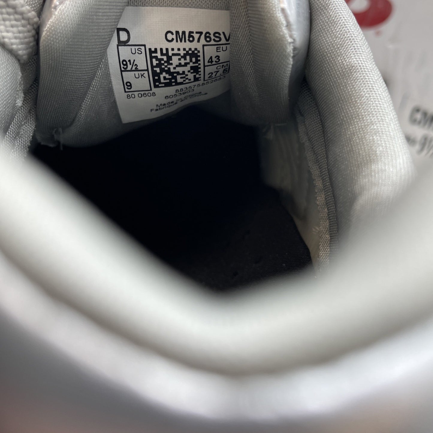 Size 9.5 - New Balance 576 Silver Leather (CM576SV)