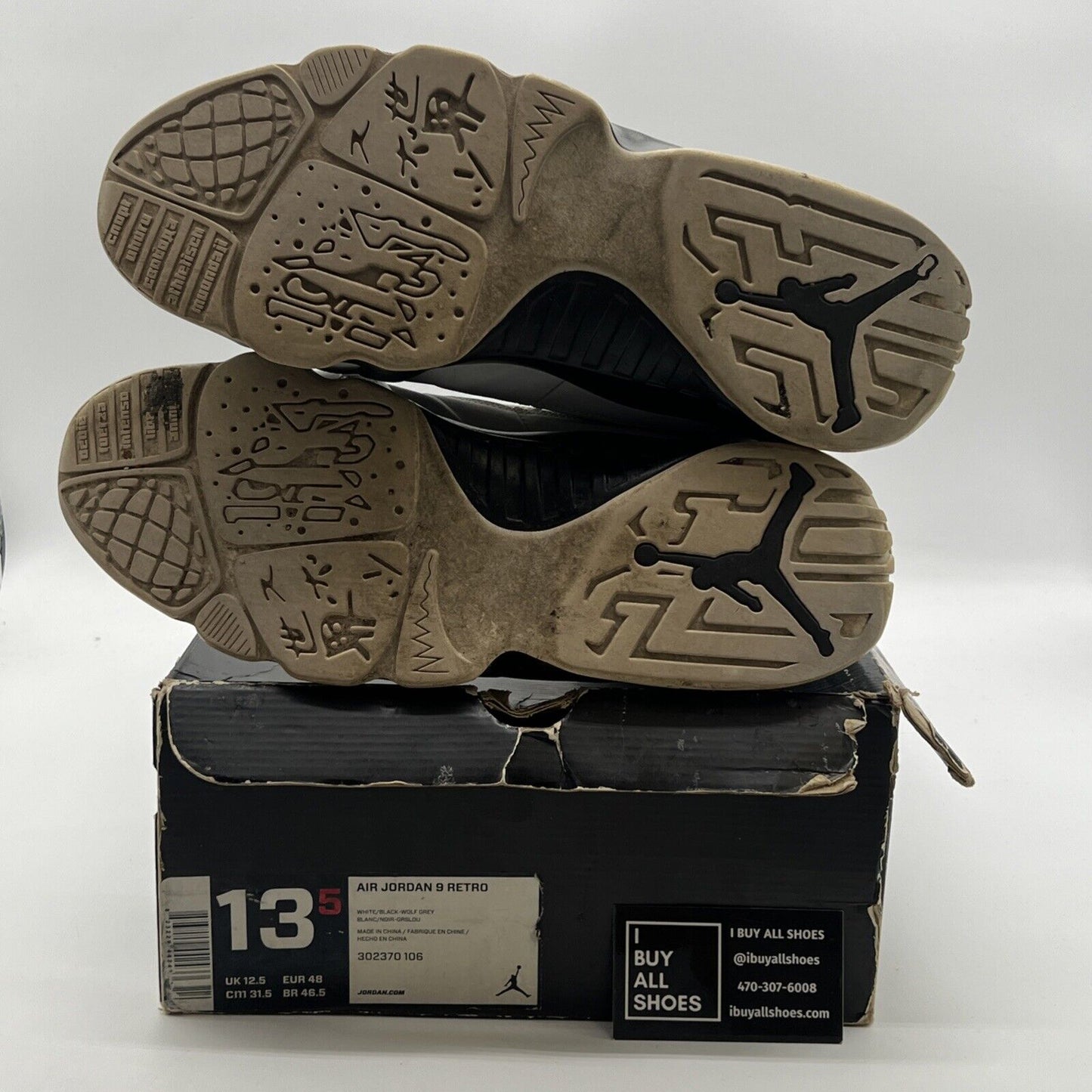 Size 13.5 - Air Jordan 9 Retro Barons (302370-106)
