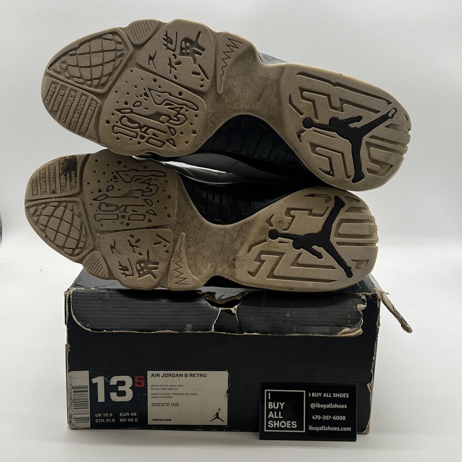 Size 13.5 - Air Jordan 9 Retro Barons (302370-106)