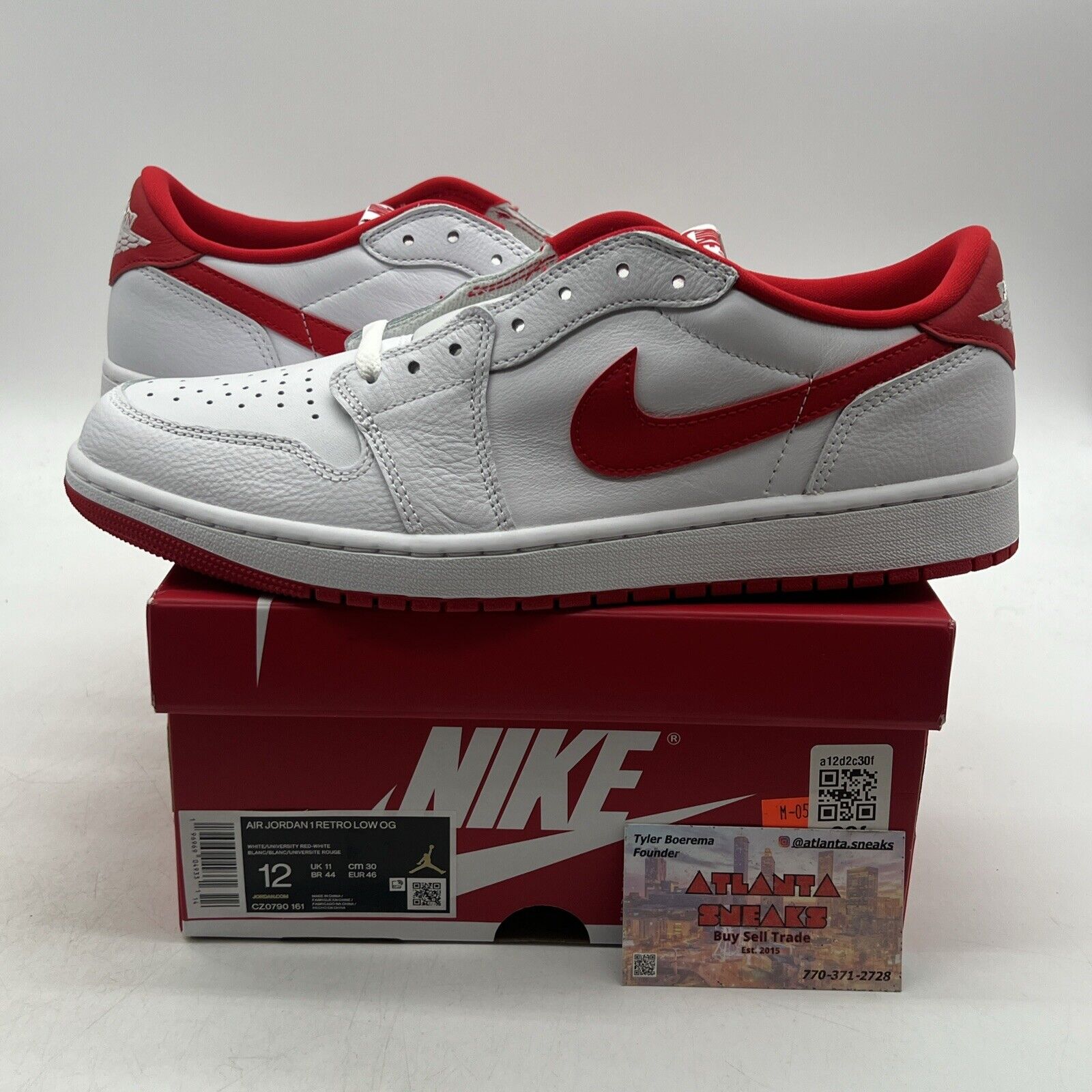 Size 12 - Air Jordan 1 Retro OG Low University Red