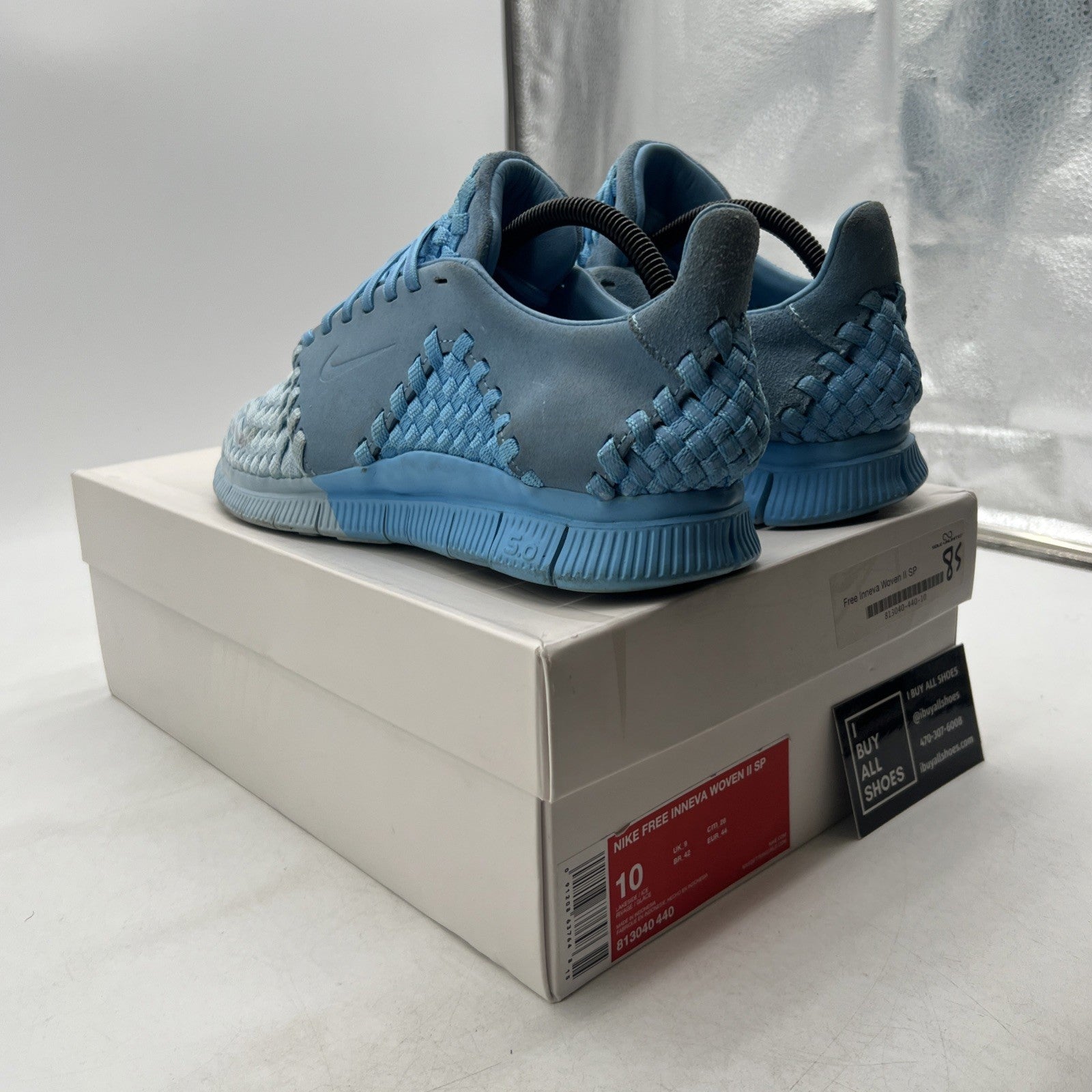 Size 10 - Nike Free Inneva Woven 2 SP Blue (813040-440)