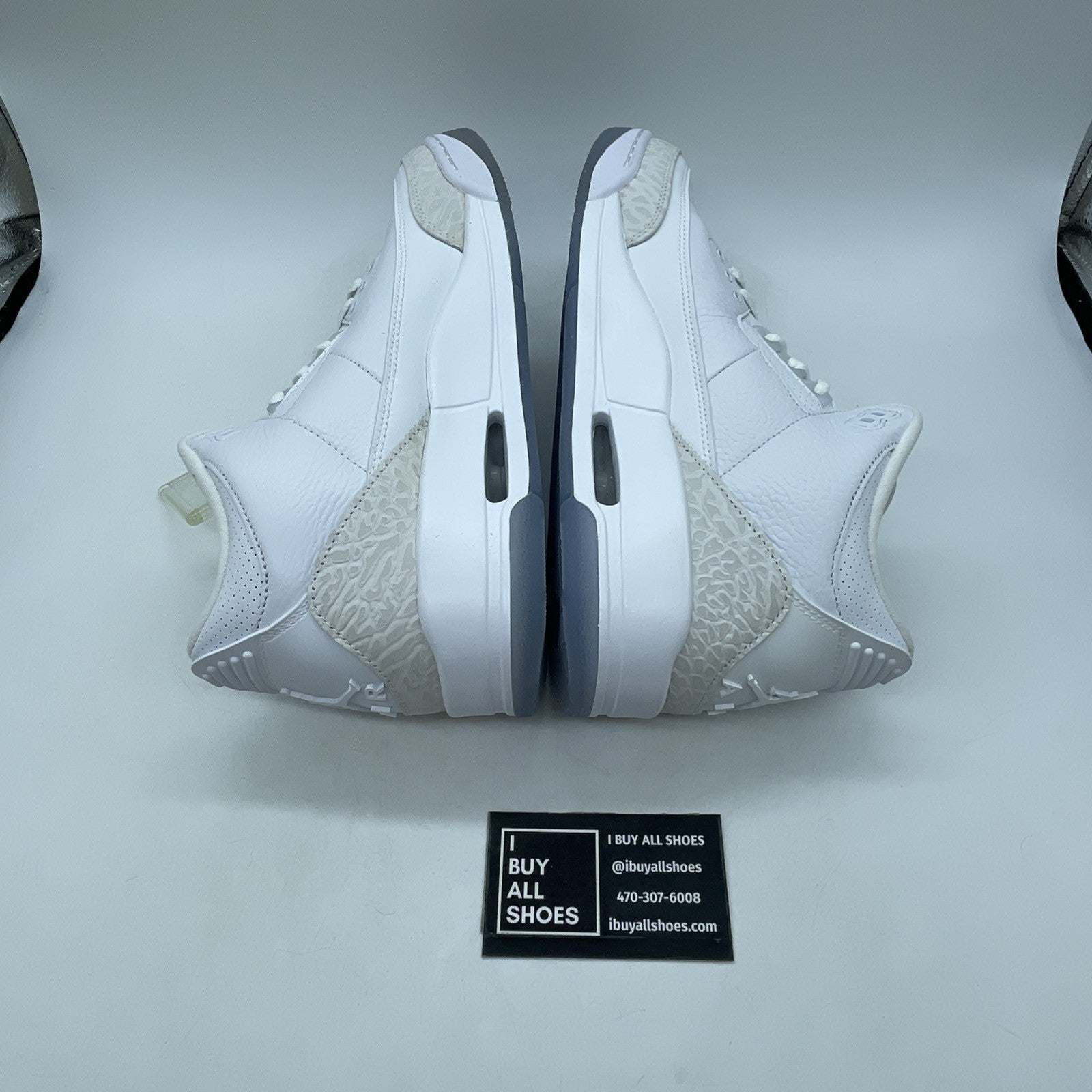 Size 9.5 - Air Jordan 3 Retro Triple White (136064-111)