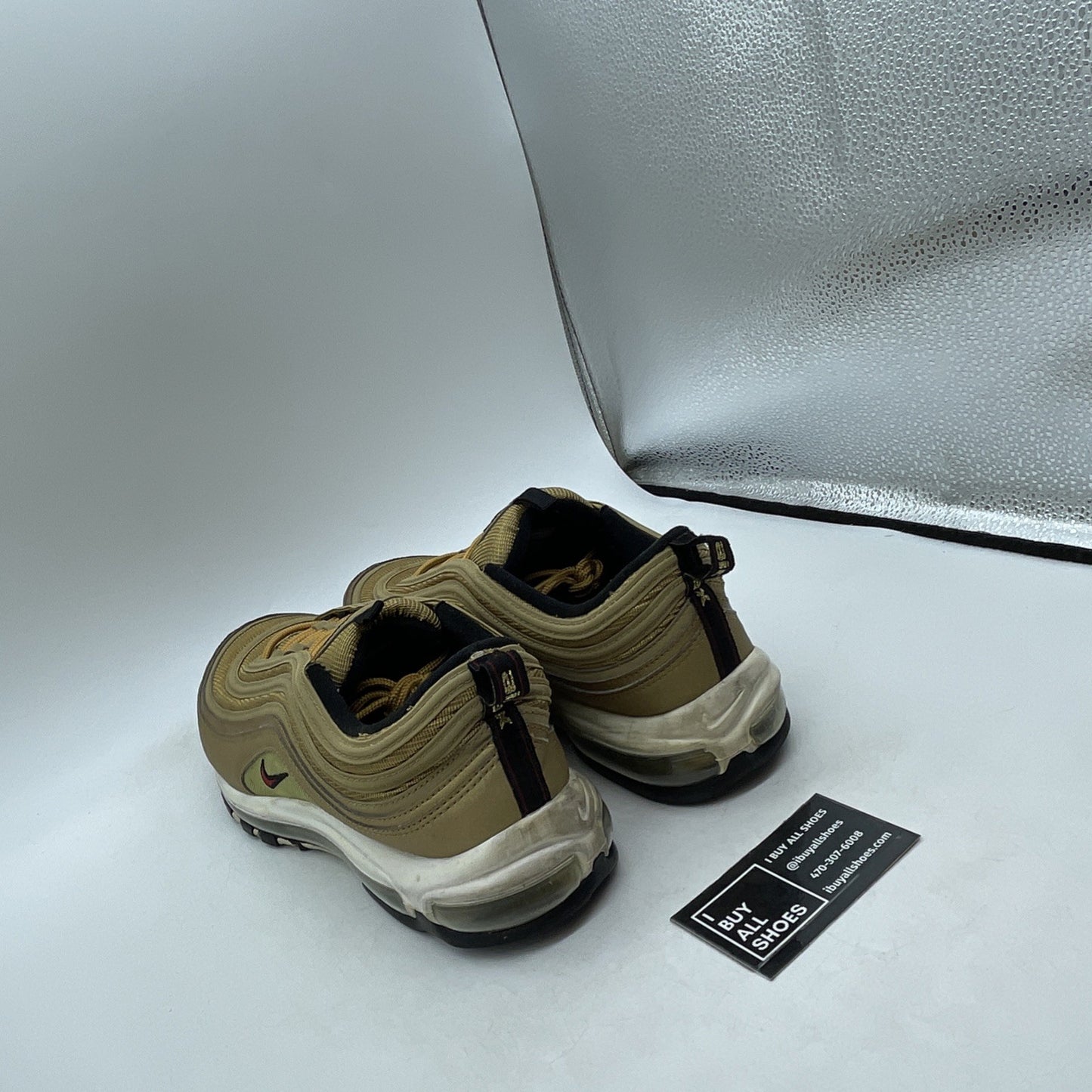 Size 13 - Nike Air Max 97 OG QS Metallic Gold (884421-700)