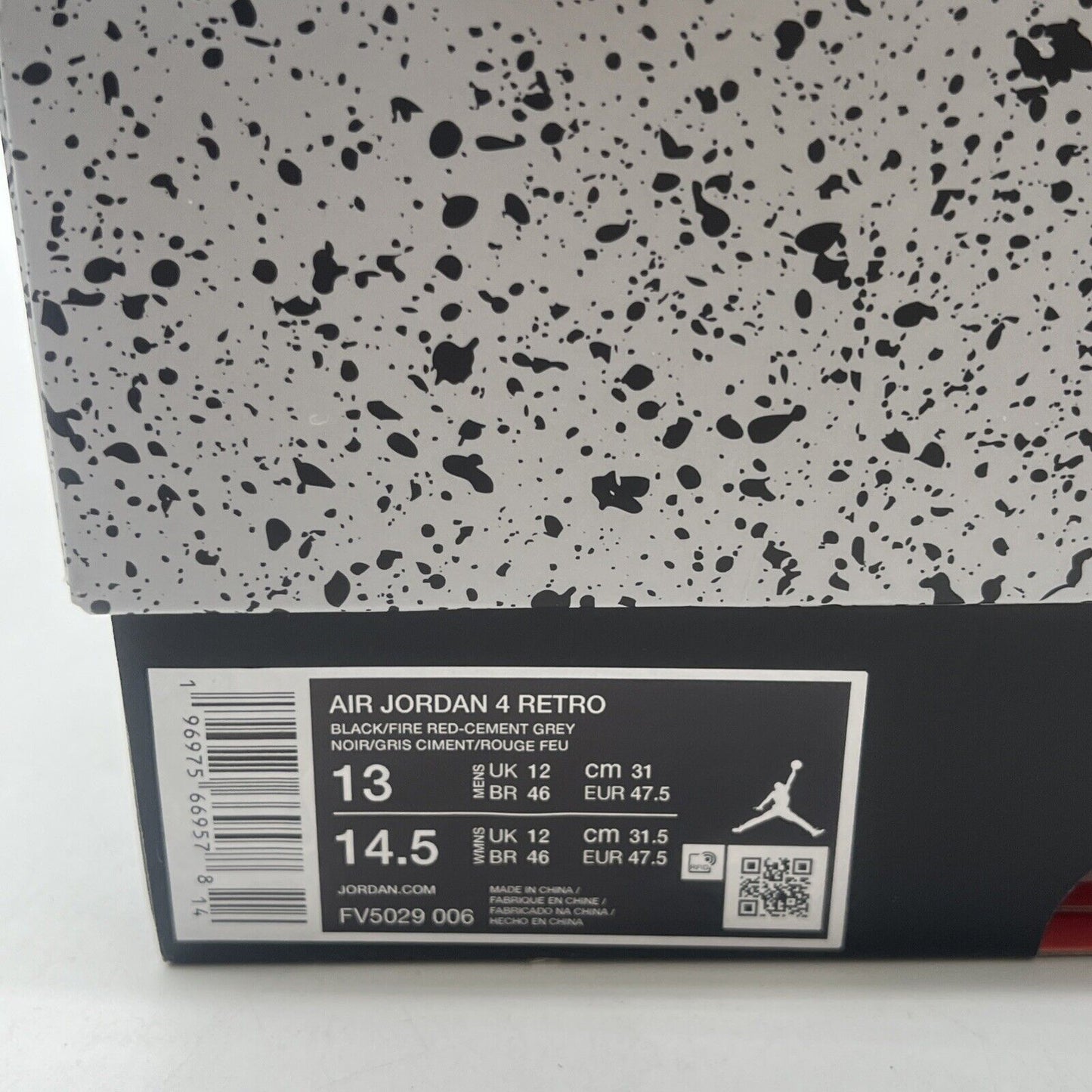 Size 13 - Air Jordan 4 Retro Bred Reimagined (FV5029-006)