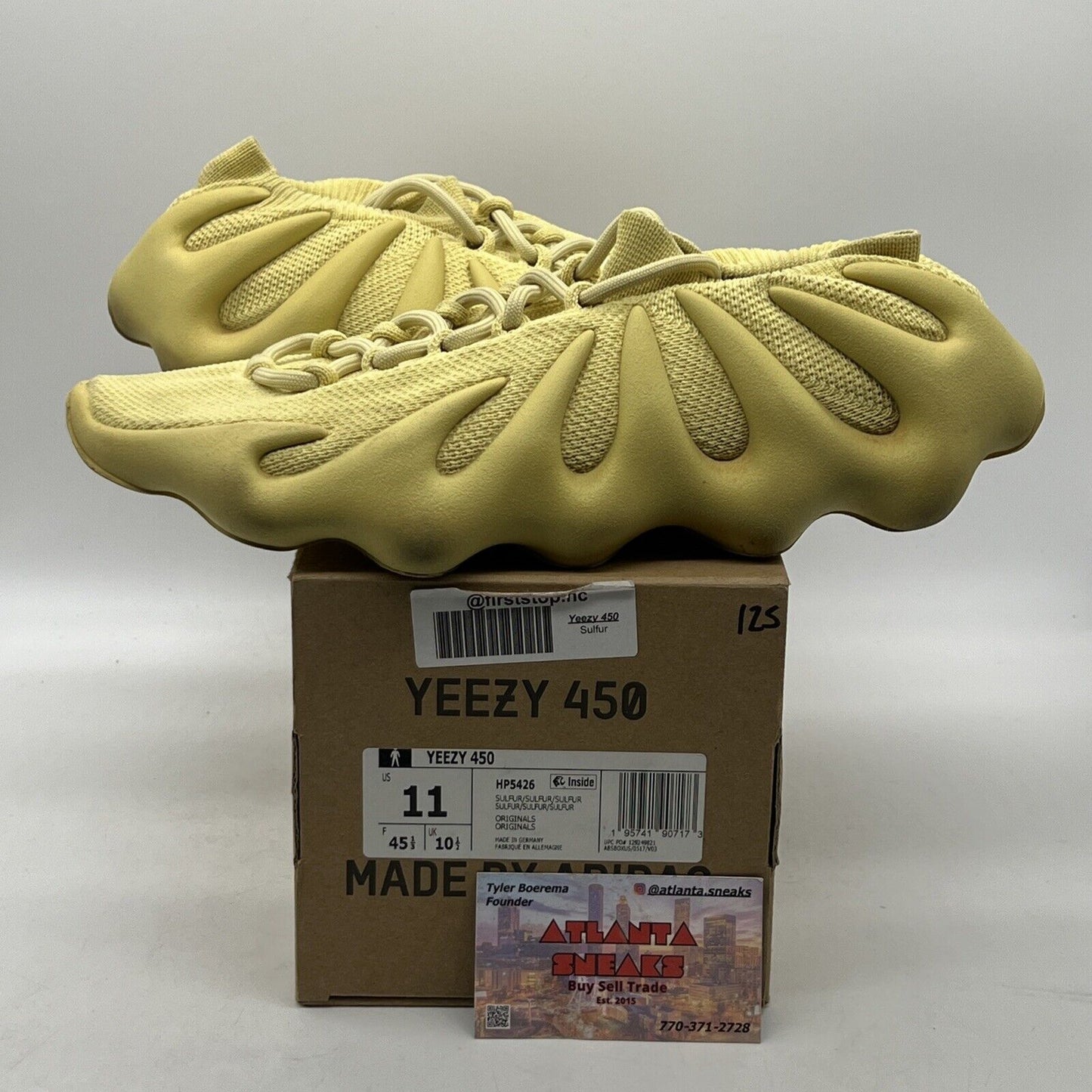 Size 11 - adidas Yeezy 450 Sulfur (HP5426)