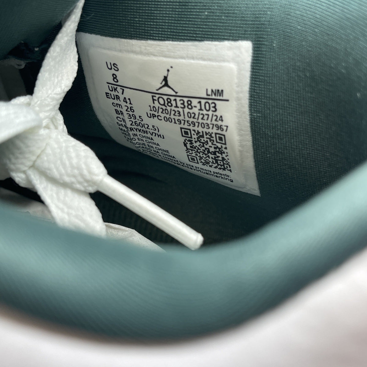 Size 8 - Air Jordan 4 Retro Oxidized Green (FQ8138-103)