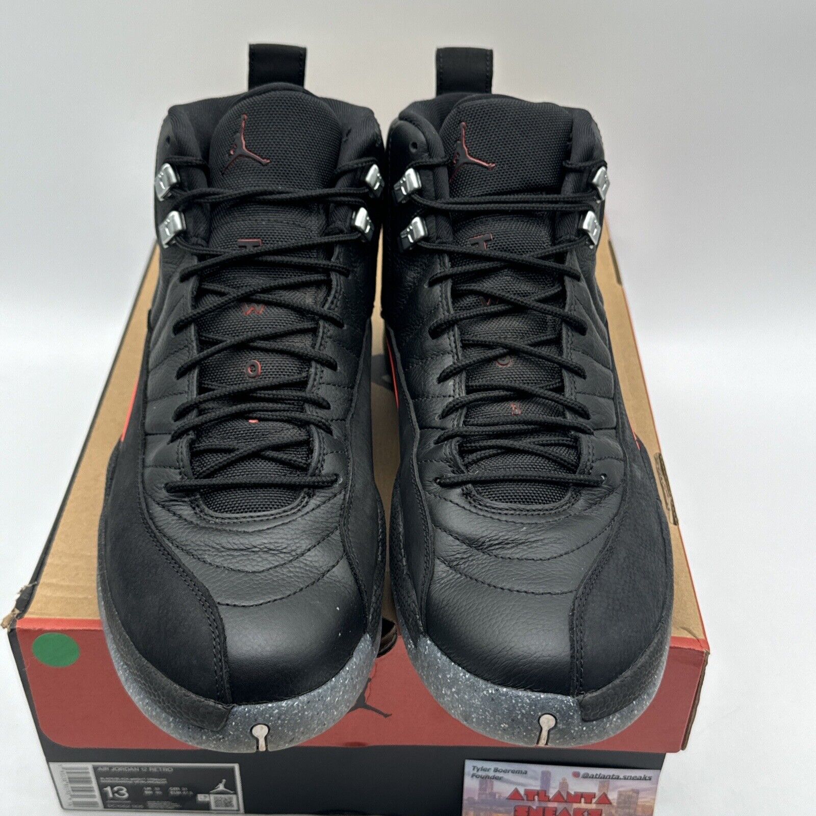 Nike Air Jordan 12 Retro Utility Black Crimson AJ12 DC1062 006 Men Shoe Size 13