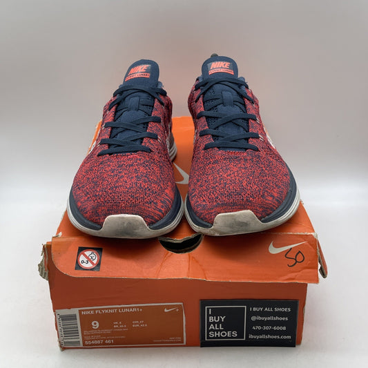 Size 9 - Nike Flyknit Lunar 1+ Red (554887-461)