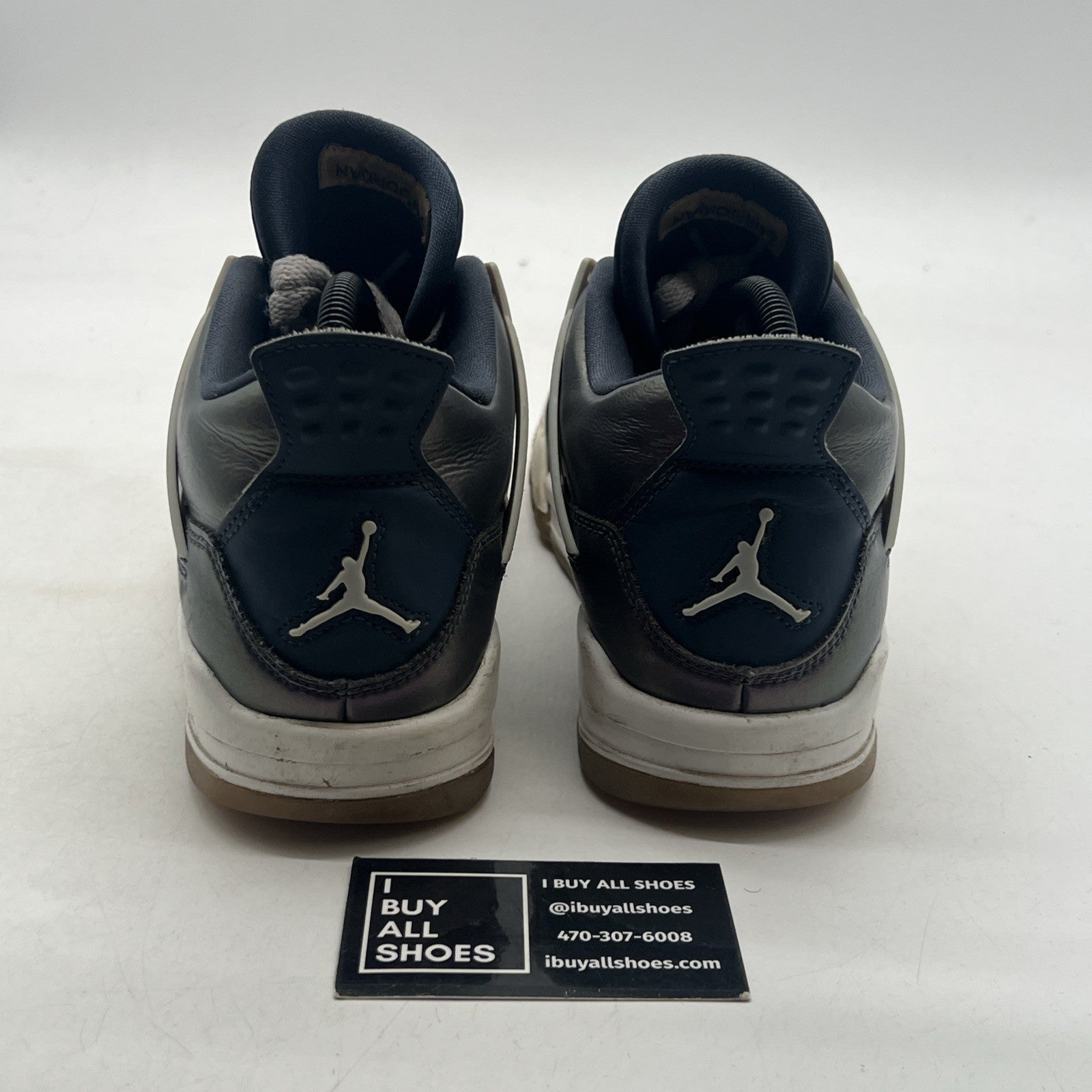 Size 7Y - Air Jordan 4 Retro Monsoon Blue (GS) Style (BQ9043-400)