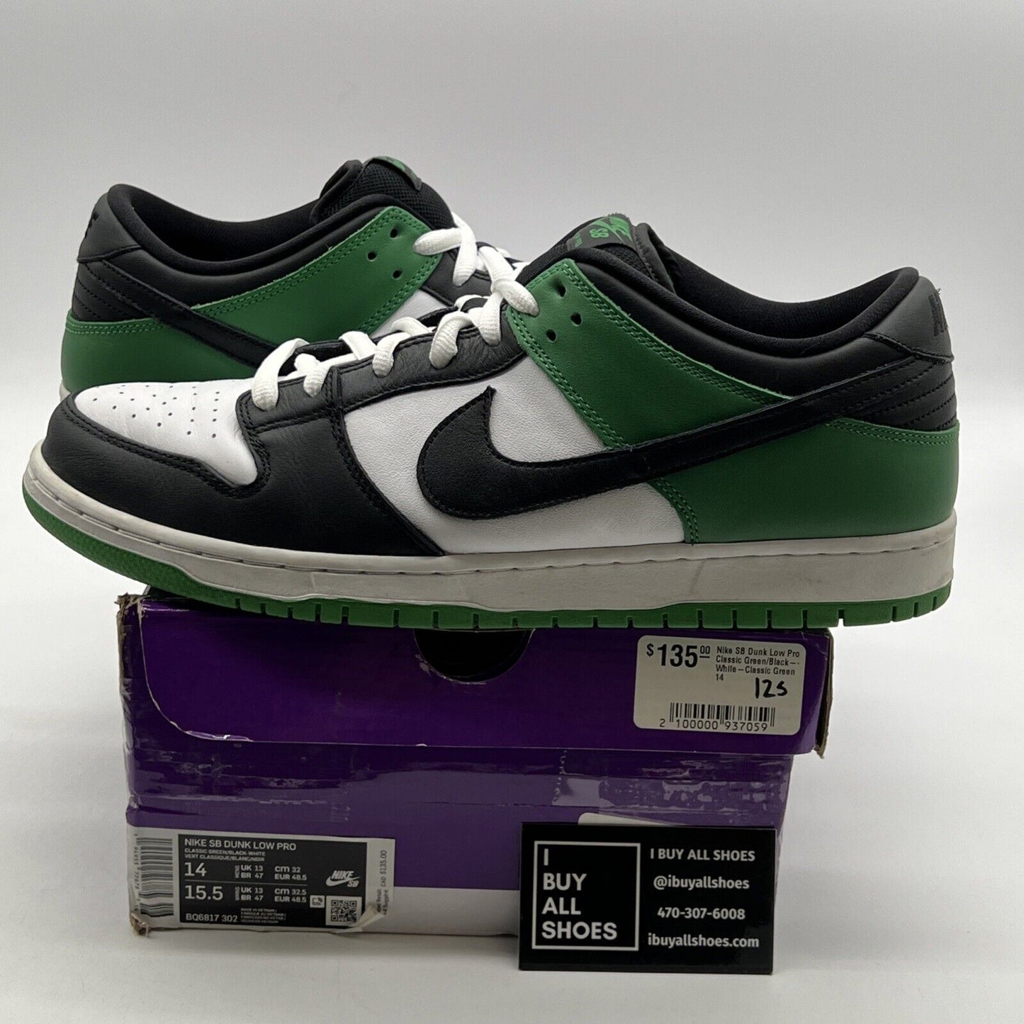 Size 14 - Nike Dunk Pro SB Low Classic Green (BQ6817-302)
