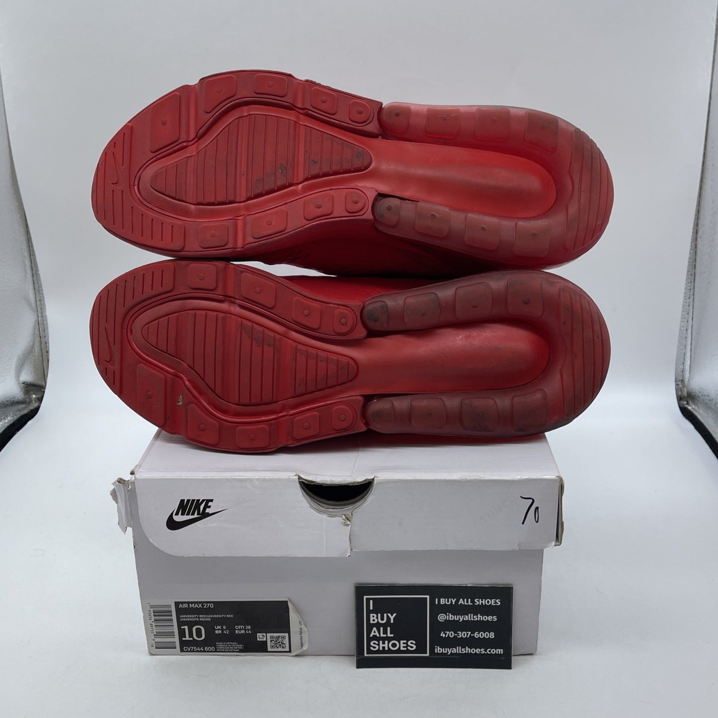Size 10 - Nike Air Max 270 University Red (CV7544-600)