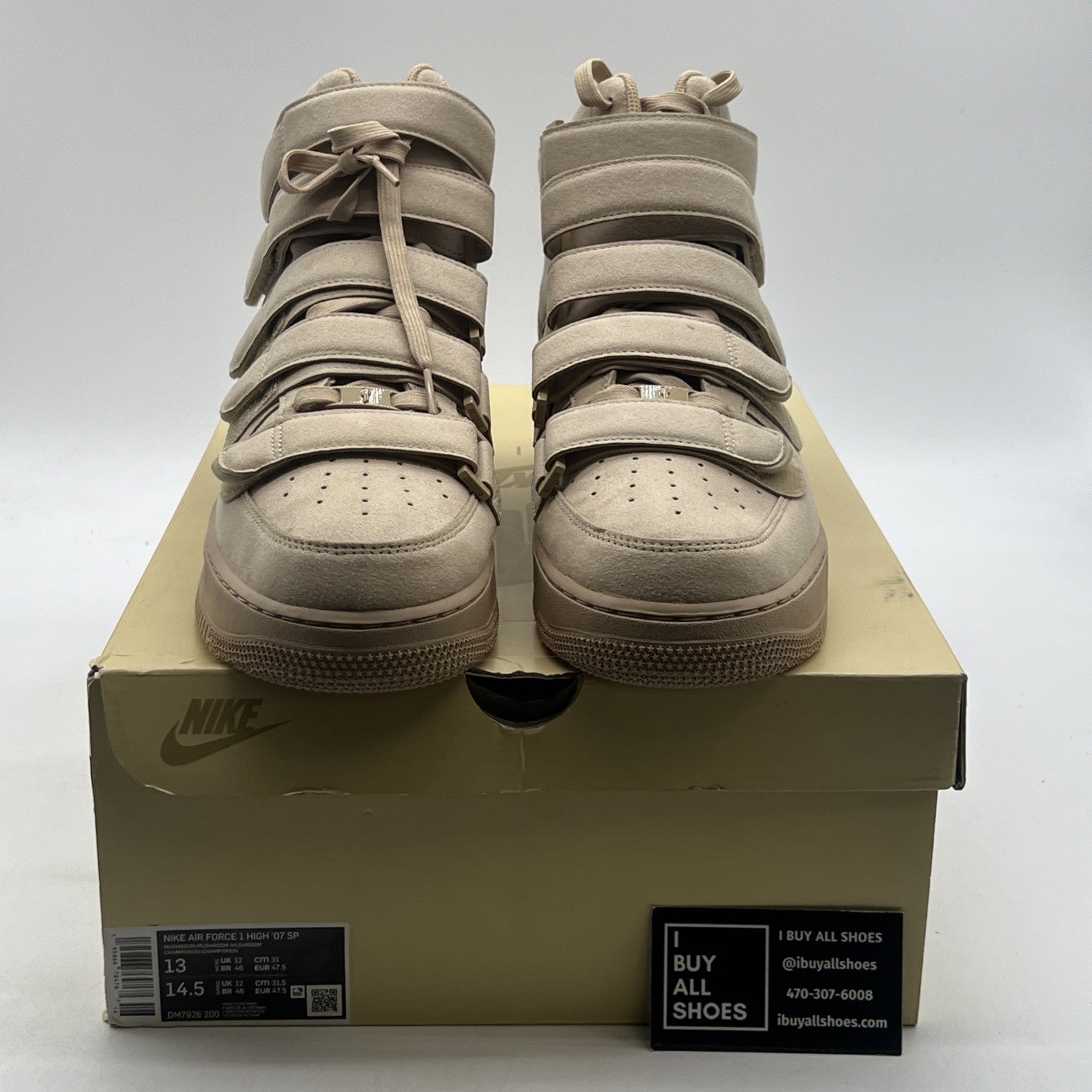Size 13 - Nike Billie Eilish x Air Force 1 '07 SP High Mushroom (DM7926-200)