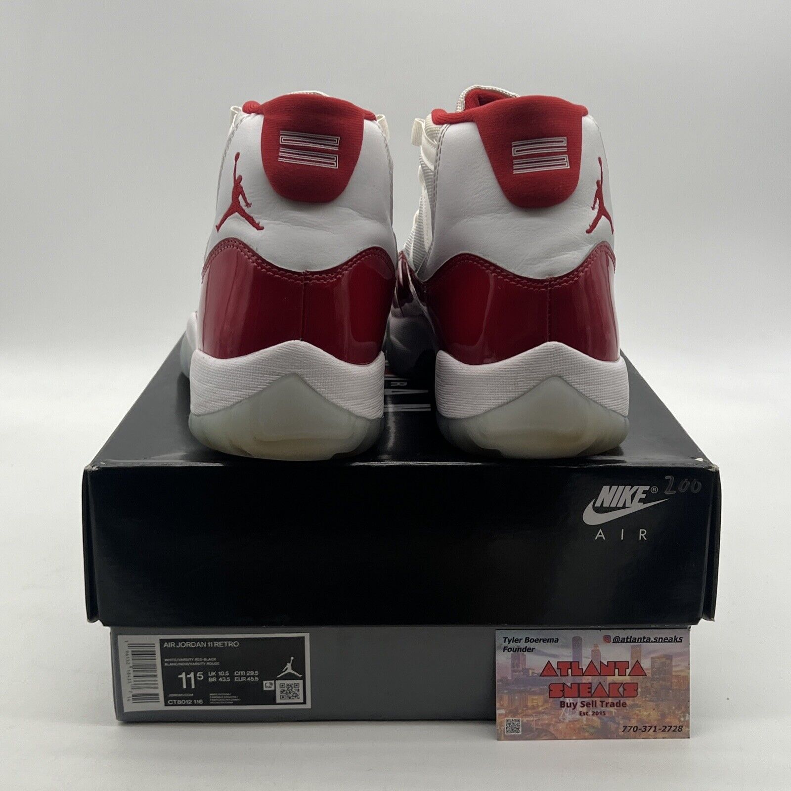 Size 11.5 - Air Jordan 11 Retro High Cherry (CT8012-116)